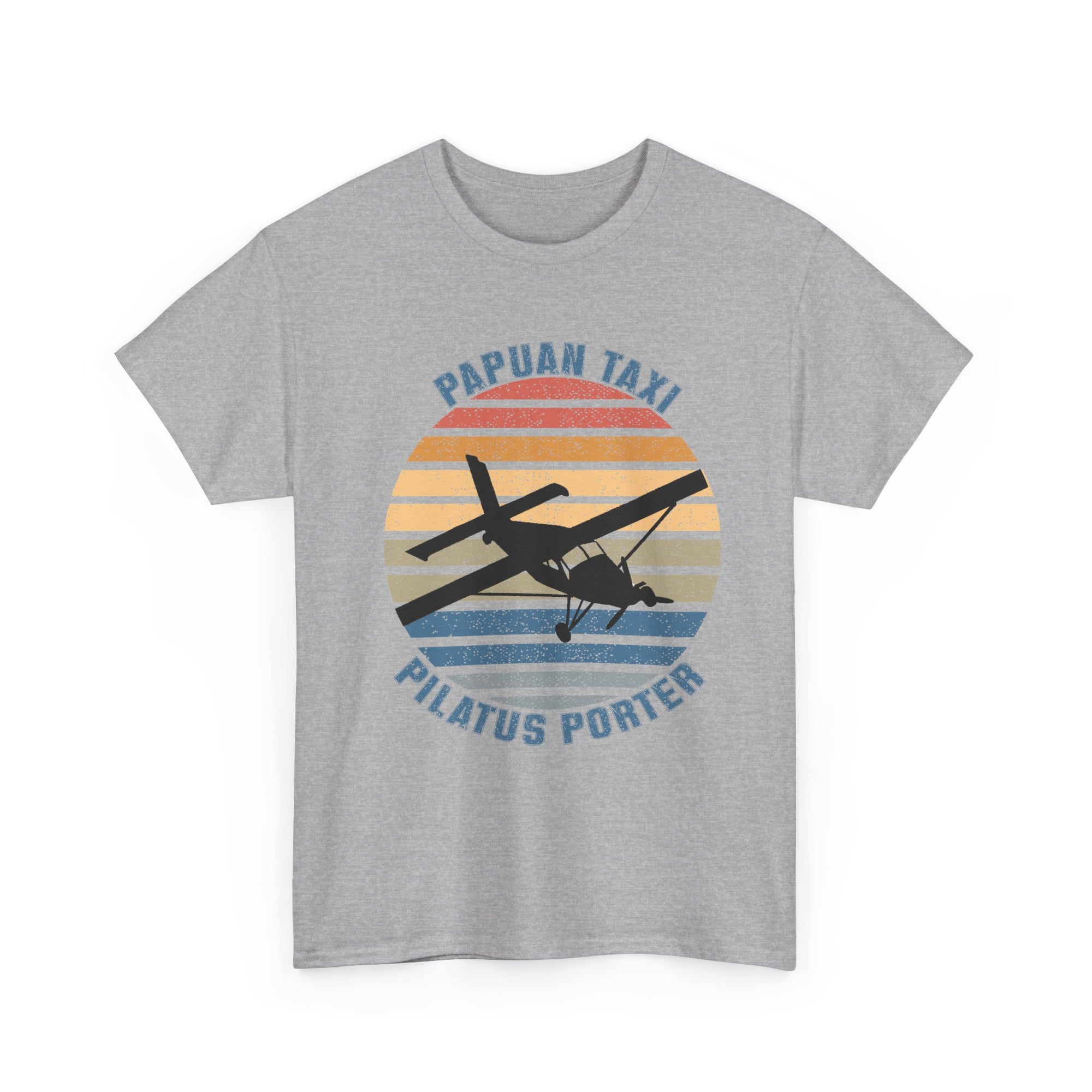 (AU & NZ) "Golden Sky" I Papuan Taxi Retro Sun T-Shirt I Available in Multiple Colors & Sizes I Unisex Tee