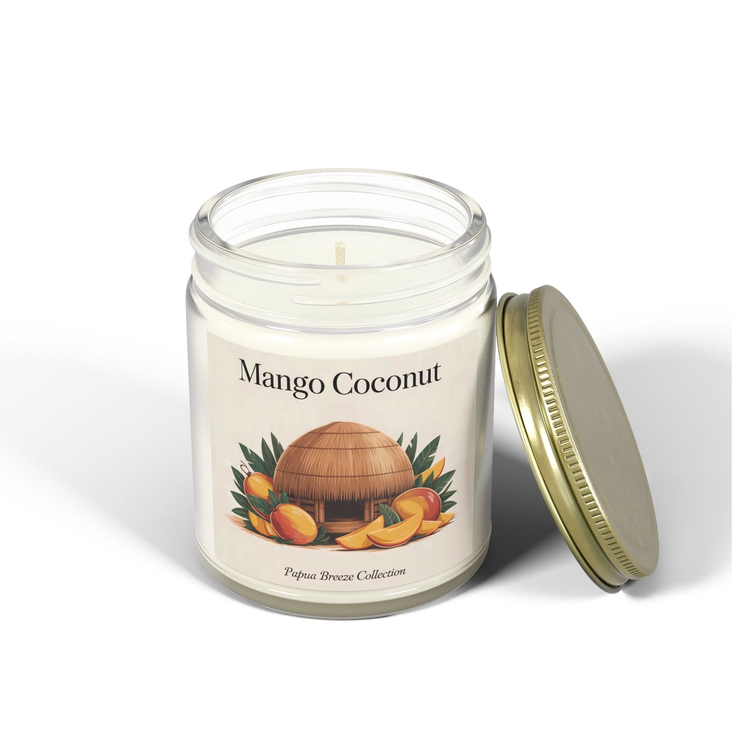 Mango Coconut – Scented Candle Inspired by Tropical Bliss & Coconut Milk