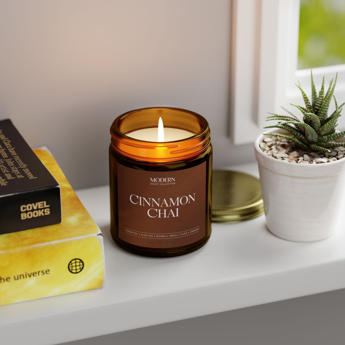 Cinnamon Chai Scented Candle – Spiced Warmth & Cozy Nostalgia