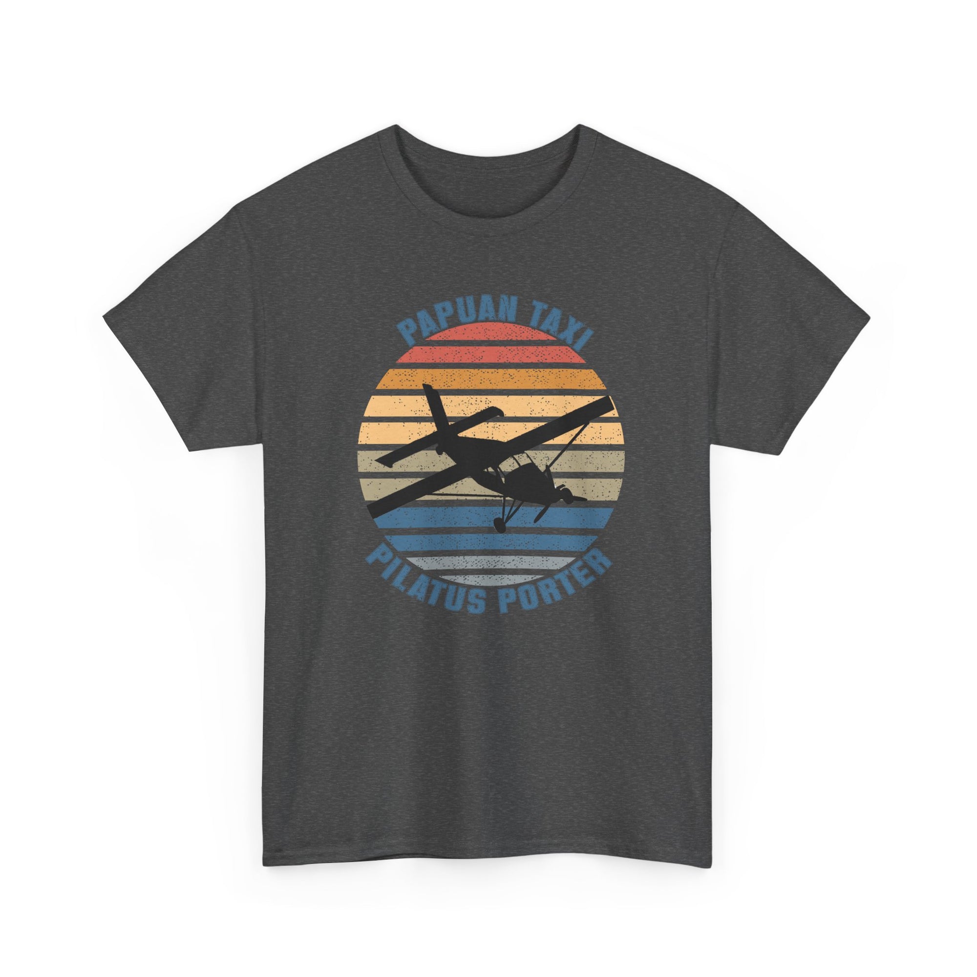 "Golden Sky" I Papuan Taxi Retro Sun T-Shirt I Available in Multiple Colors & Sizes I Unisex Tee