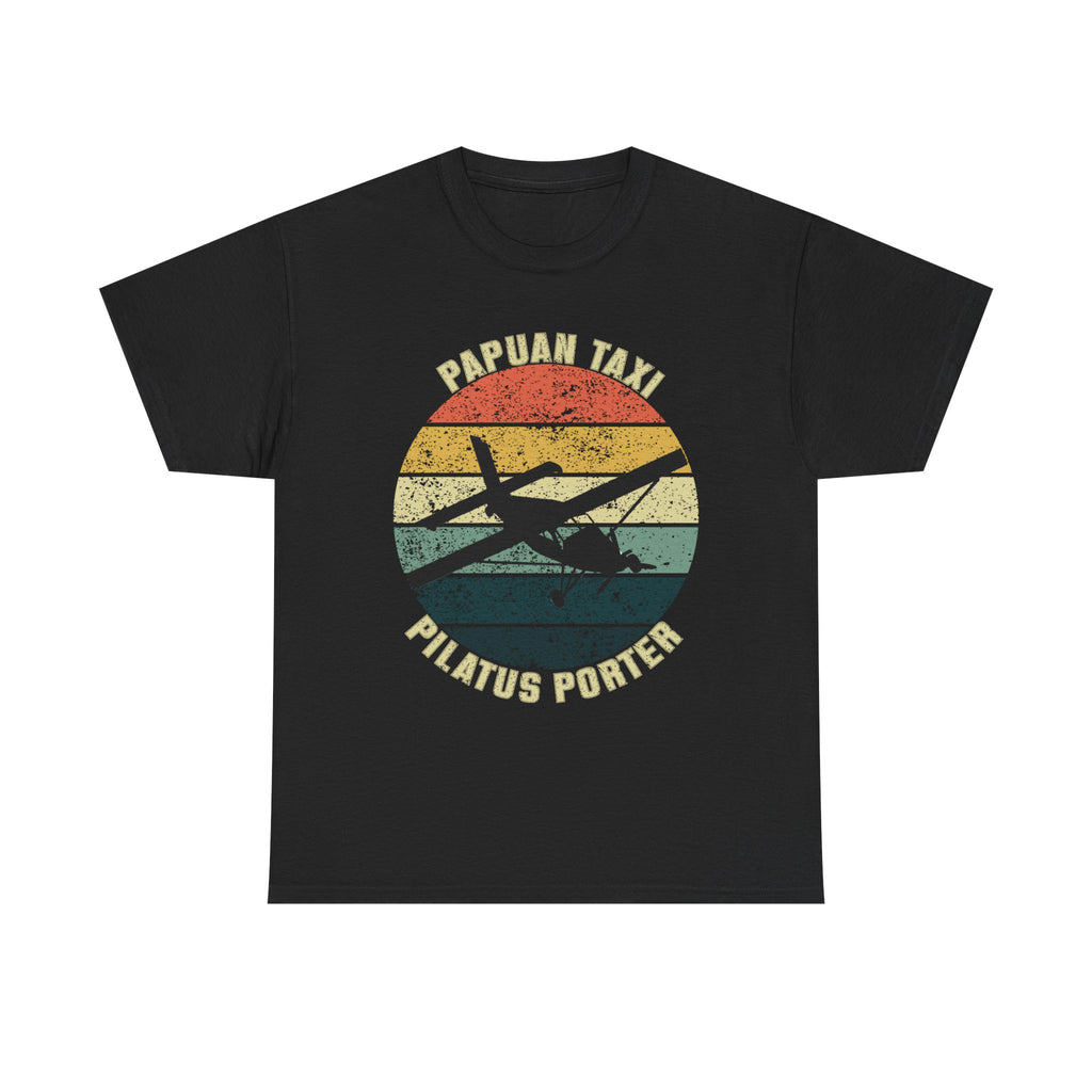 (UK) "Jungle Horizon" I Papuan Taxi Retro Sun T-Shirt I Available in Multiple Colors & Sizes I Unisex Tee