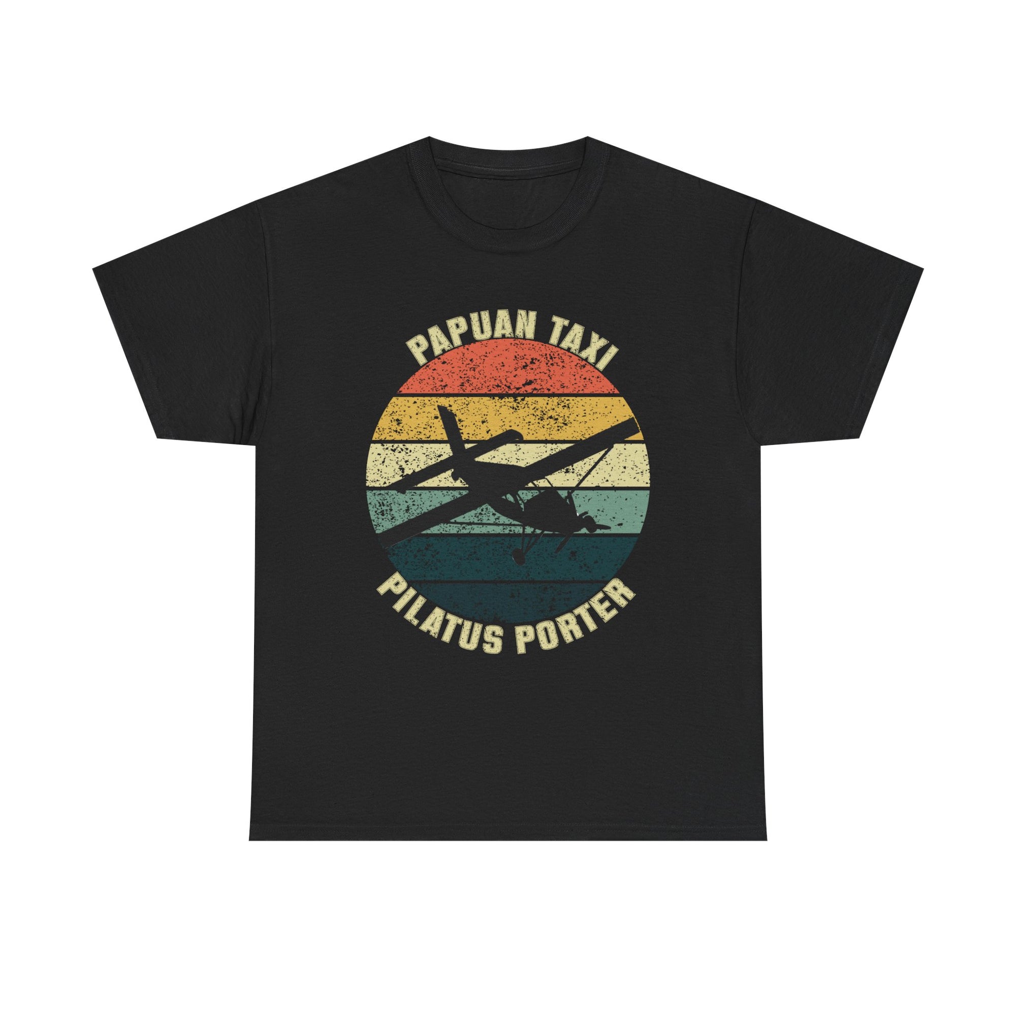(UK) "Jungle Horizon" I Papuan Taxi Retro Sun T-Shirt I Available in Multiple Colors & Sizes I Unisex Tee