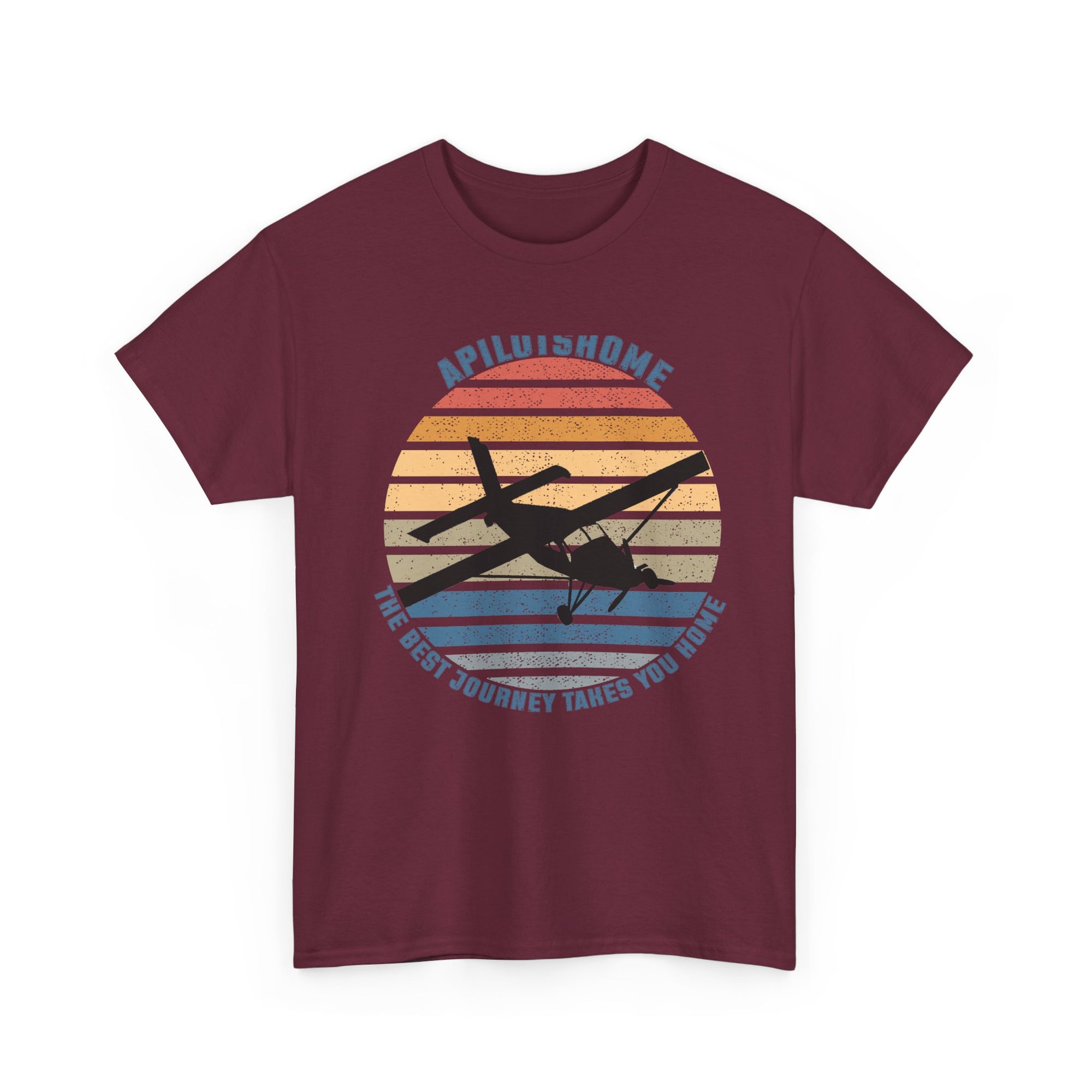 (AU&NZ) APilotsHome - The Best Journey Takes You Home I Available in Multiple Colors & Sizes I Unisex Pilot Tee