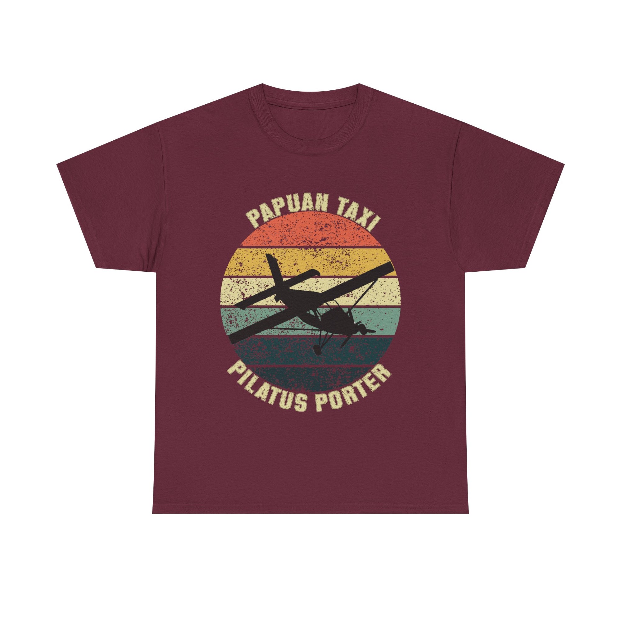 (AU & NZ) "Jungle Horizon" I Papuan Taxi Retro Sun T-Shirt I Available in Multiple Colors & Sizes I Unisex Tee