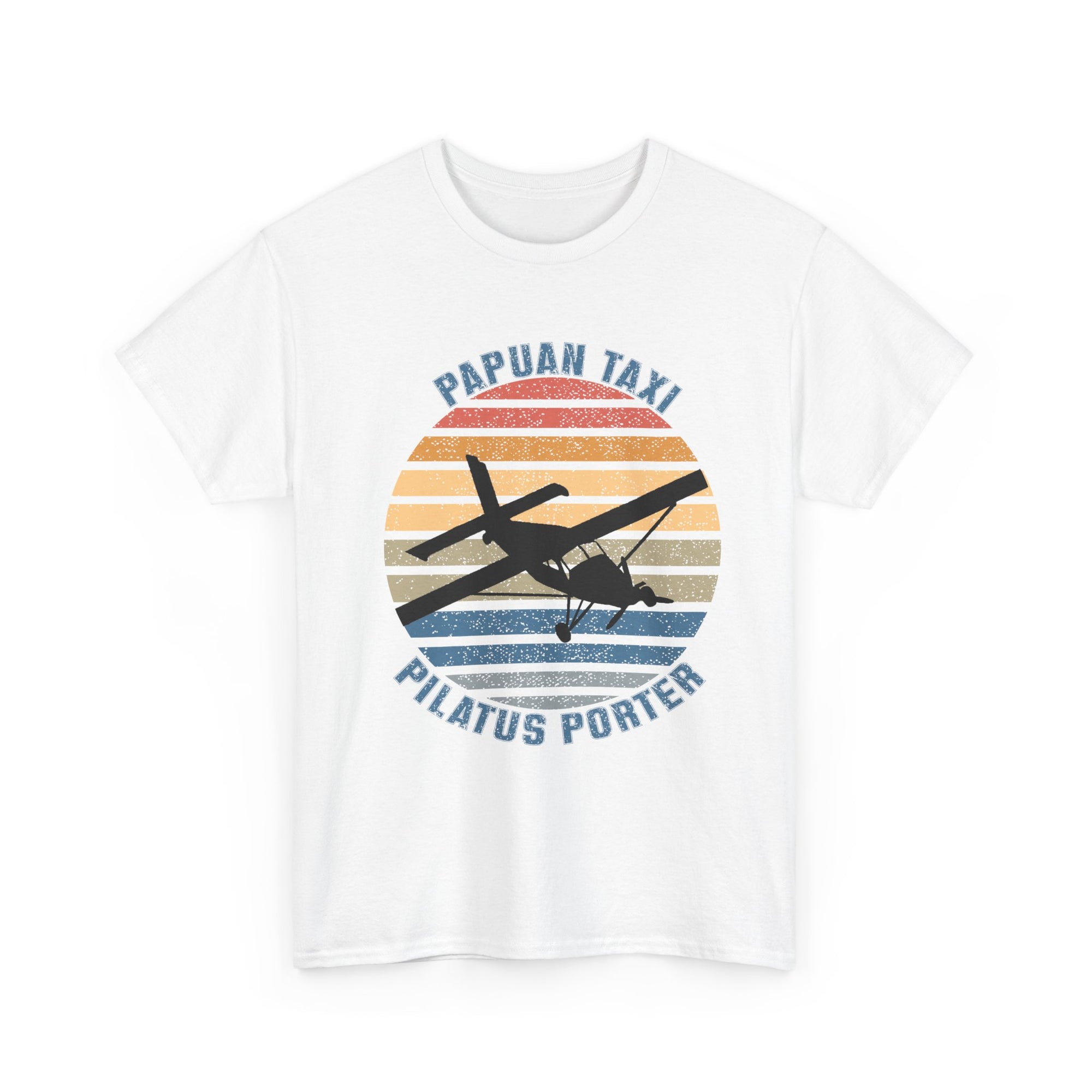 (AU & NZ) "Golden Sky" I Papuan Taxi Retro Sun T-Shirt I Available in Multiple Colors & Sizes I Unisex Tee