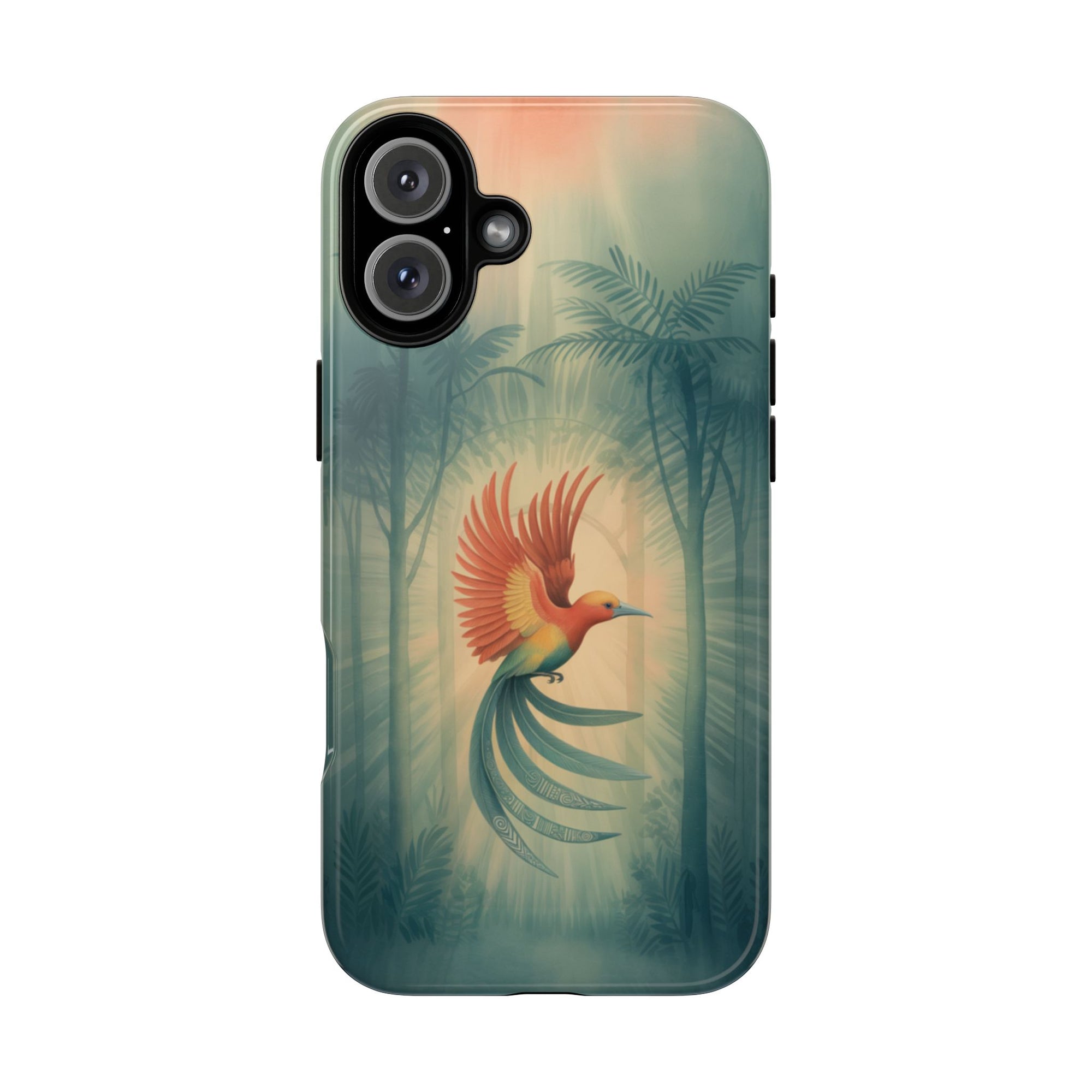 Bird Of Paradise Retro - Phone Case