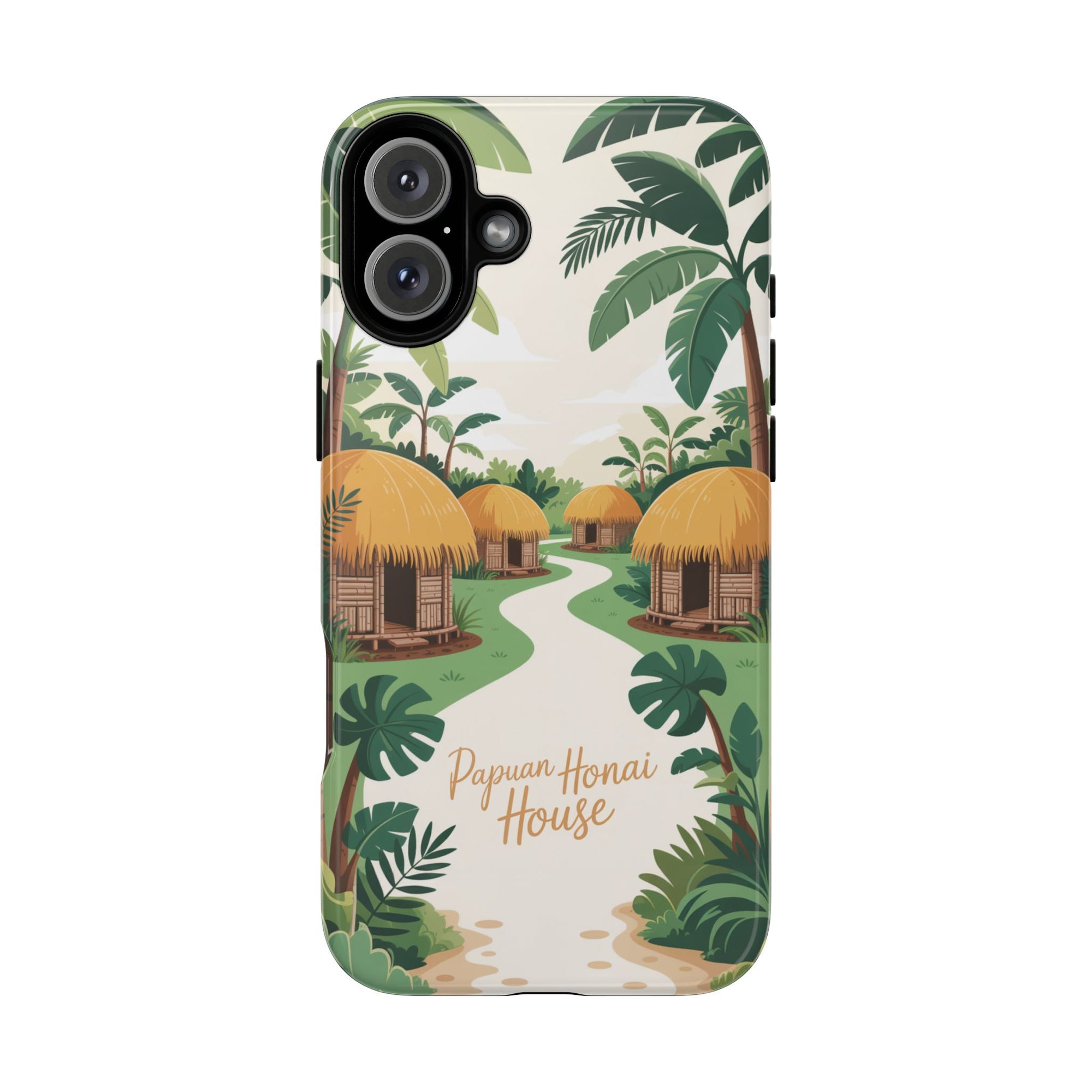 Papuan Honai House Design - 2 - Phone Case