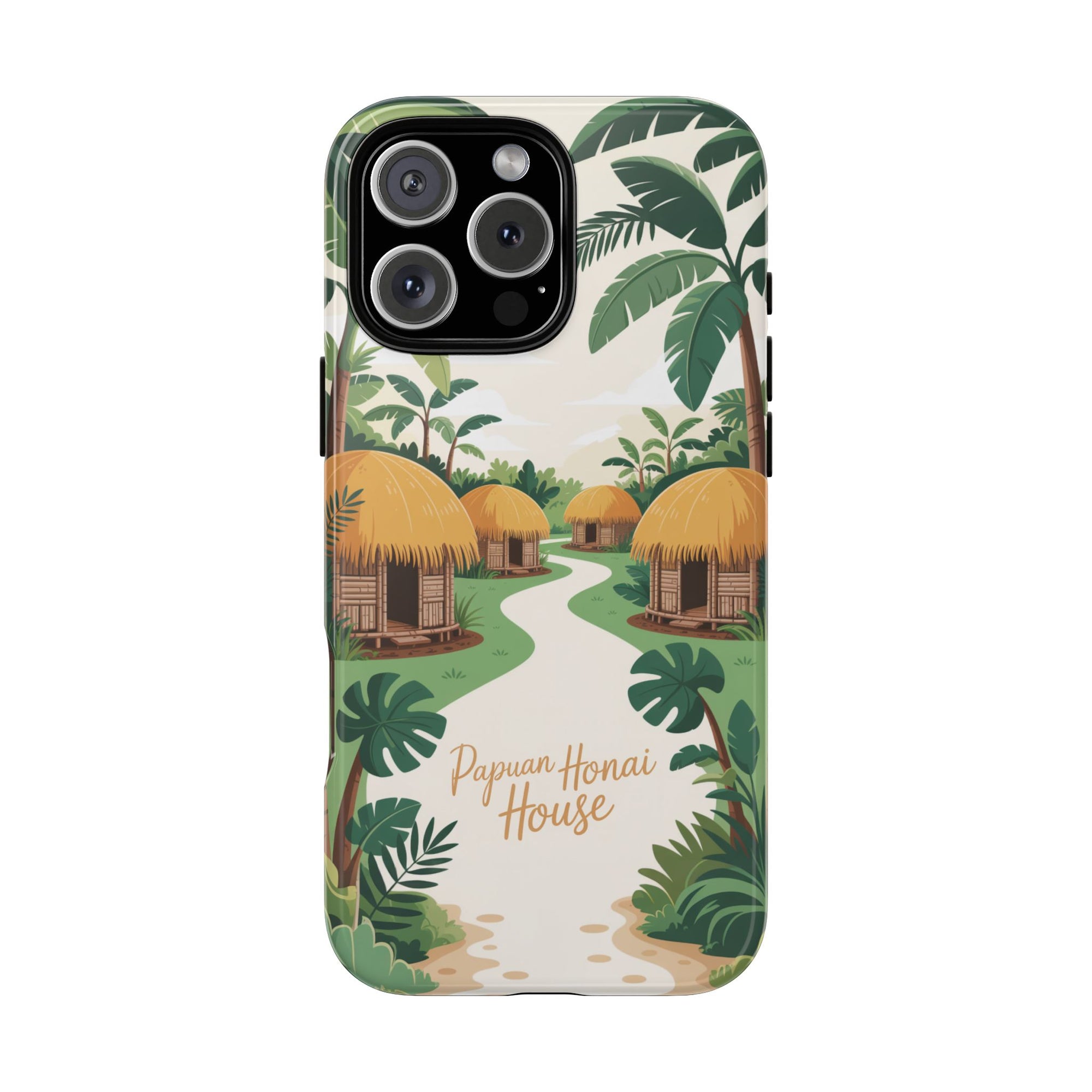 Papuan Honai House Design - 2 - Phone Case