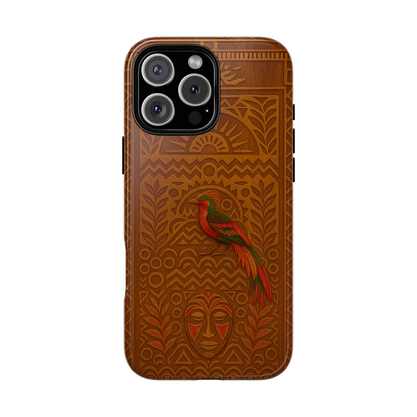 Phone Case - Raggiana and Traditional Mask Tough Case