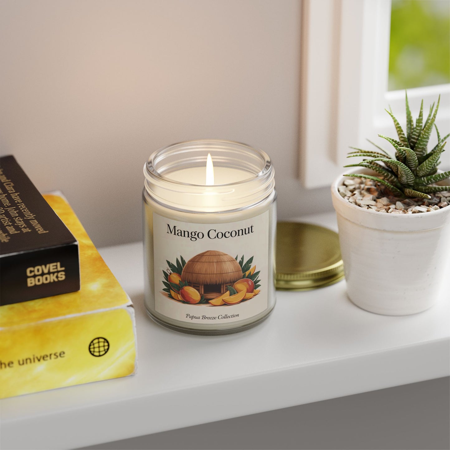 Mango Coconut – Scented Candle Inspired by Tropical Bliss & Coconut Milk