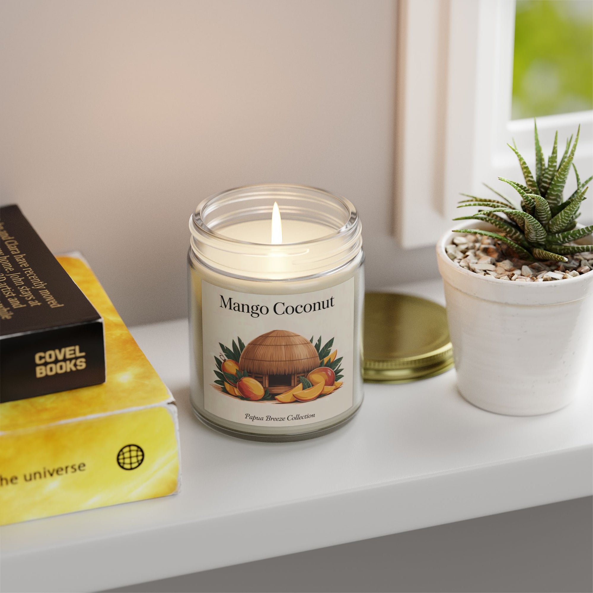 Mango Coconut – Scented Candle Inspired by Tropical Bliss & Coconut Milk