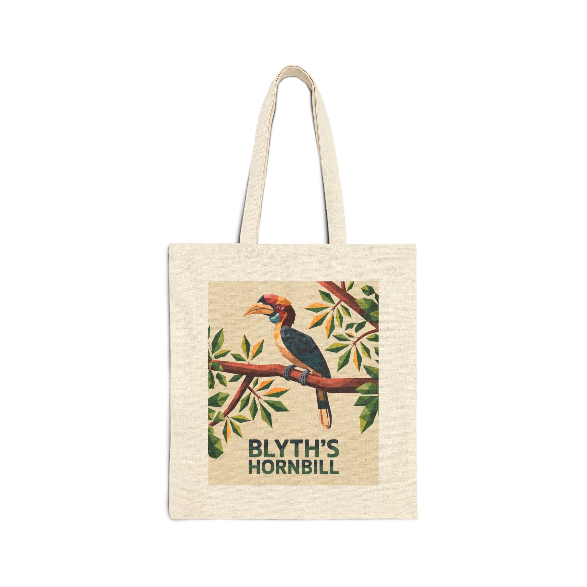 Blyth’s Hornbill Canvas Tote – Papua-Inspired Nature Art