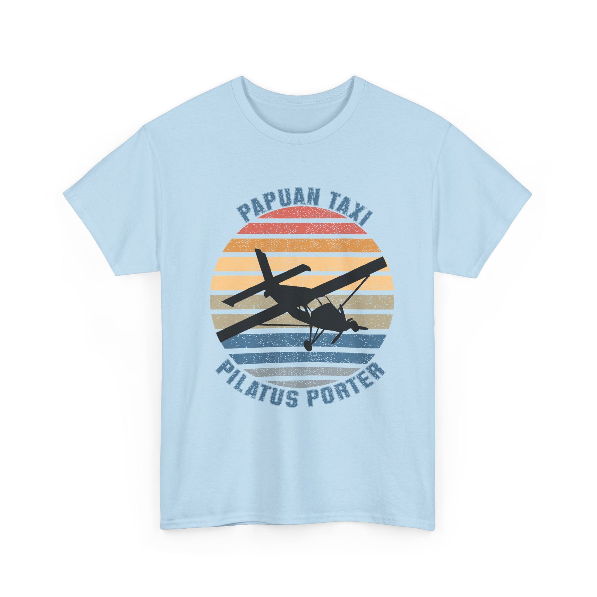 (AU & NZ) "Golden Sky" I Papuan Taxi Retro Sun T-Shirt I Available in Multiple Colors & Sizes I Unisex Tee