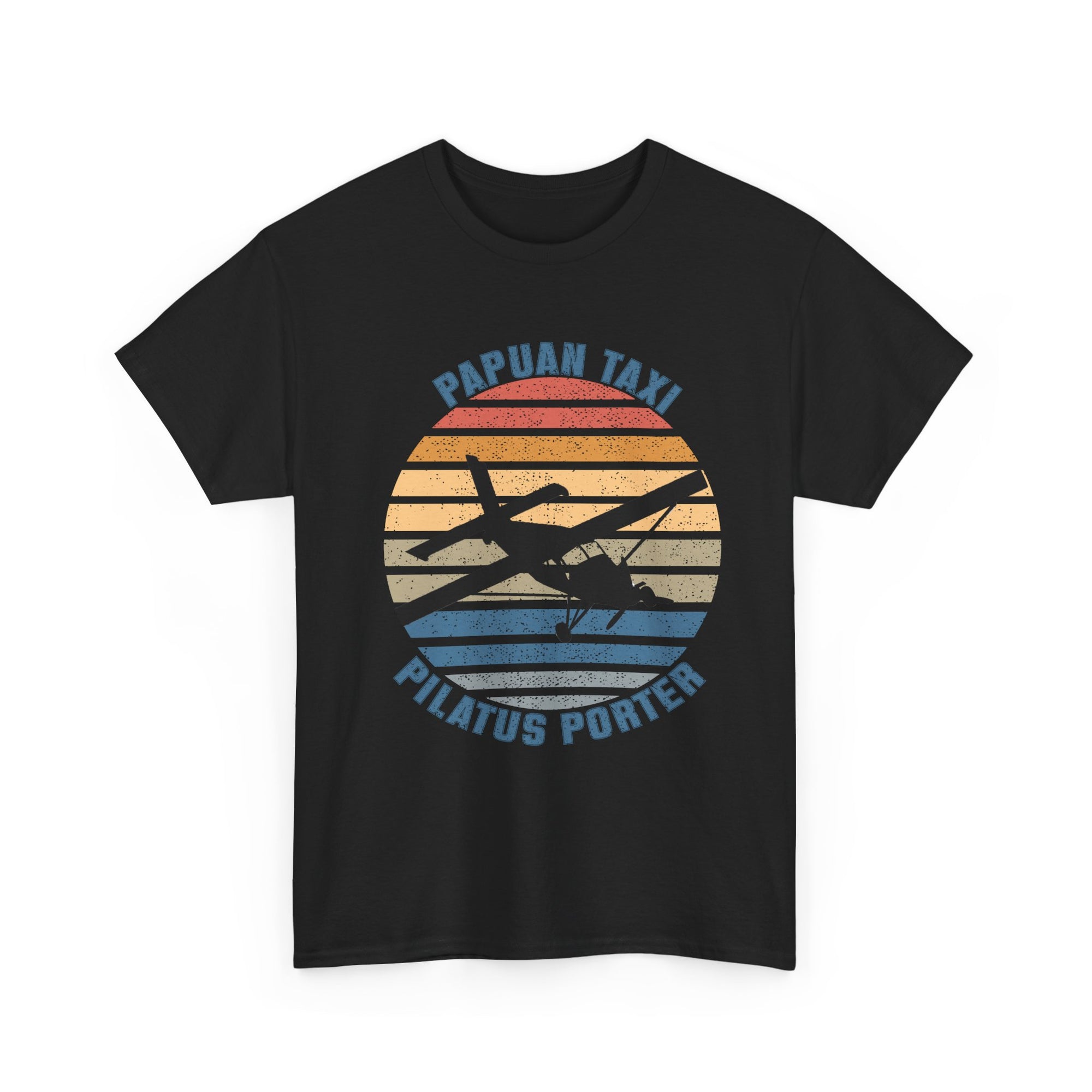 (AU & NZ) "Golden Sky" I Papuan Taxi Retro Sun T-Shirt I Available in Multiple Colors & Sizes I Unisex Tee