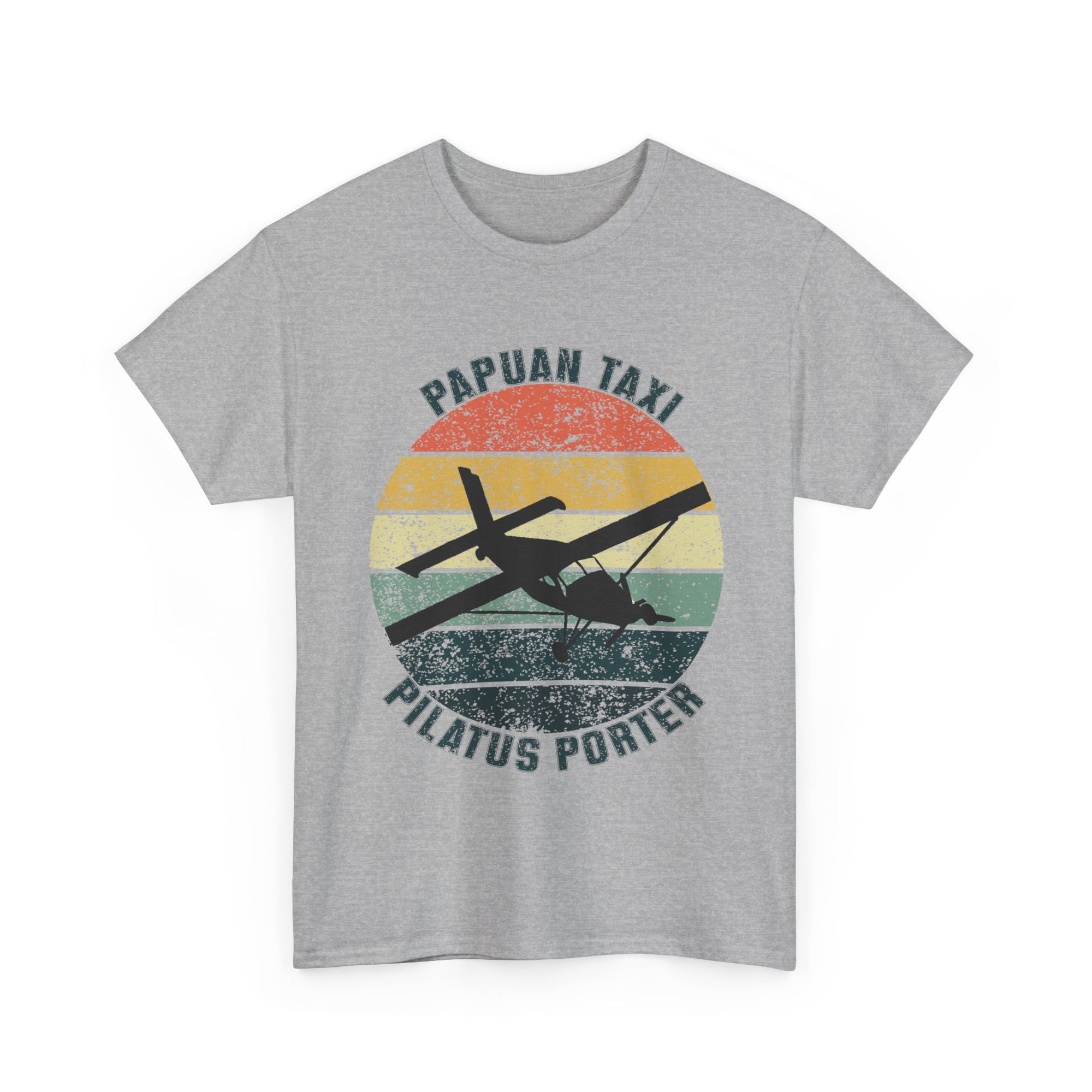 (AU & NZ) "Jungle Horizon" I Papuan Taxi Retro Sun T-Shirt I Available in Multiple Colors & Sizes I Unisex Tee