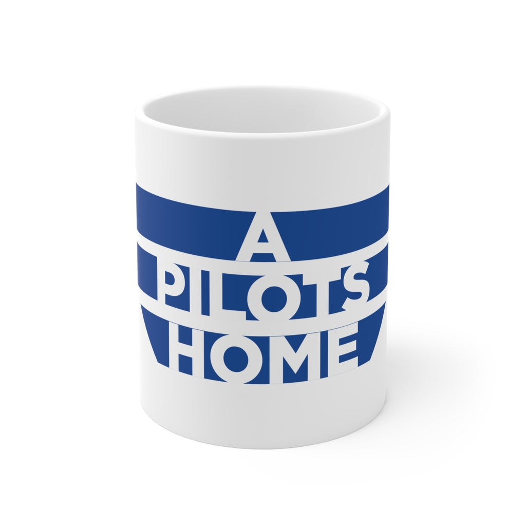 (AU - NZ) A Pilots Home - White Coffee Mug