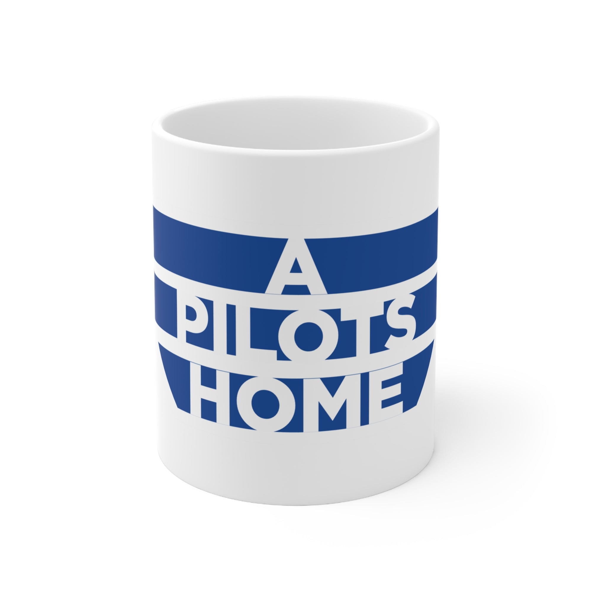 (AU - NZ) A Pilots Home - White Coffee Mug