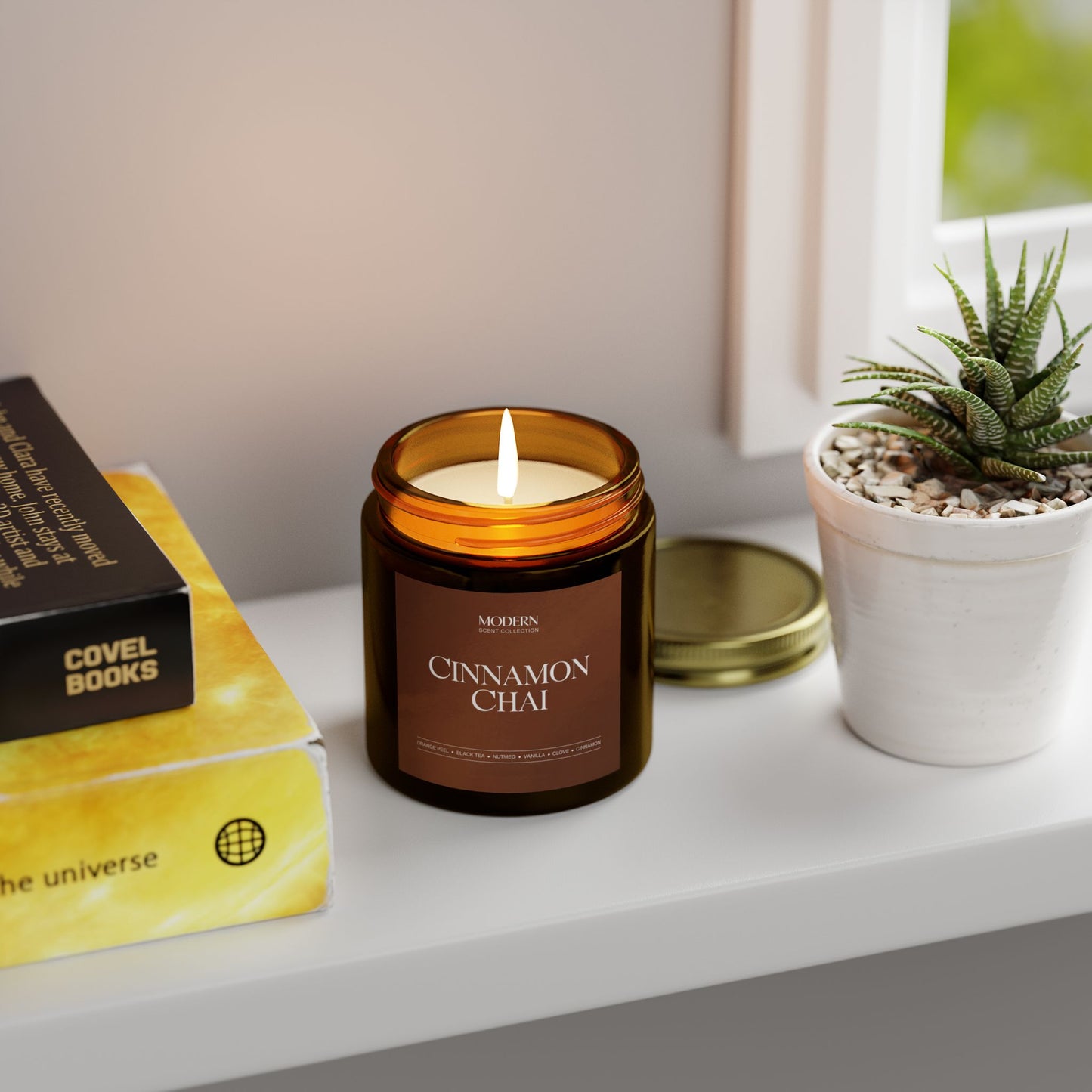 Cinnamon Chai Scented Candle – Spiced Warmth & Cozy Nostalgia