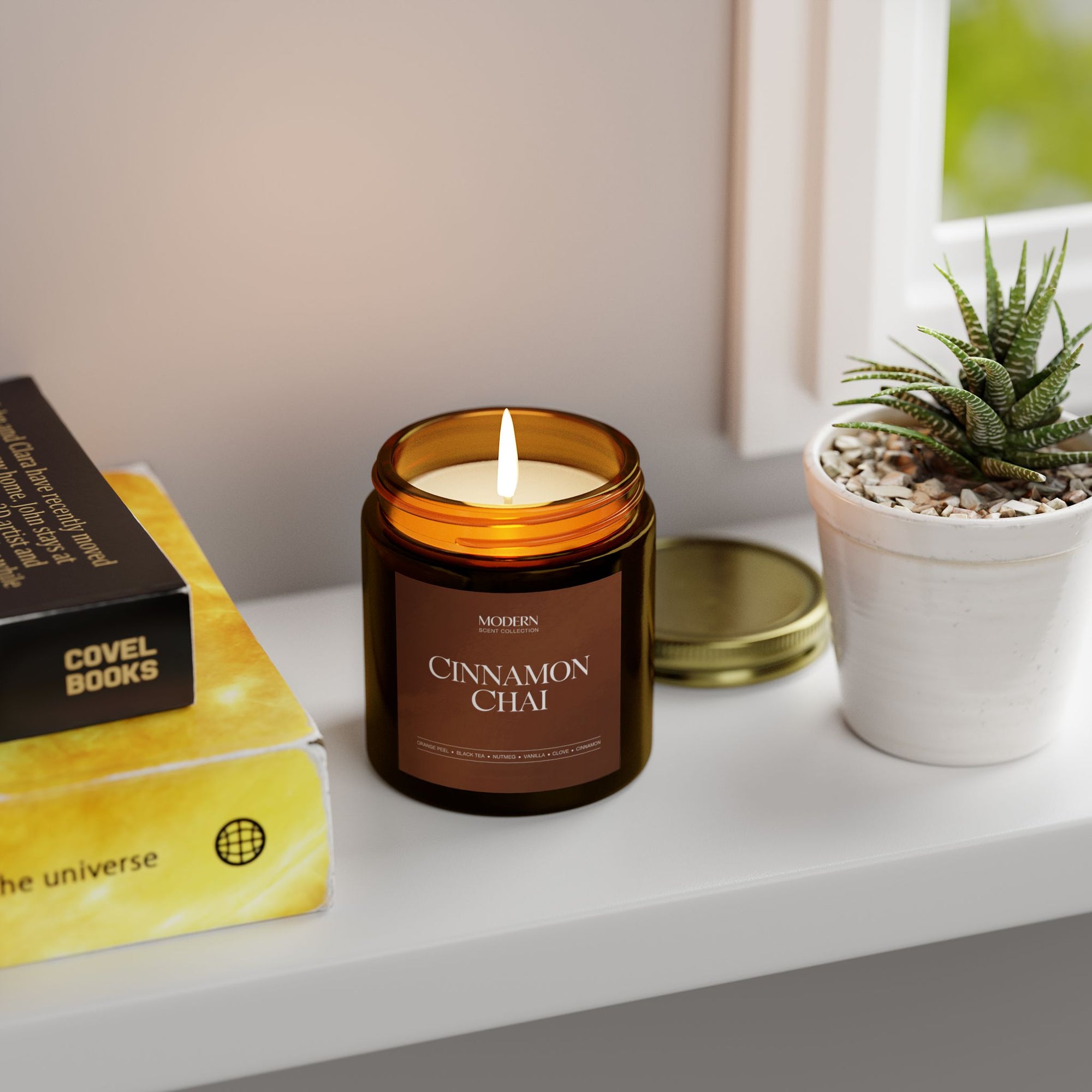 Cinnamon Chai Scented Candle – Spiced Warmth & Cozy Nostalgia