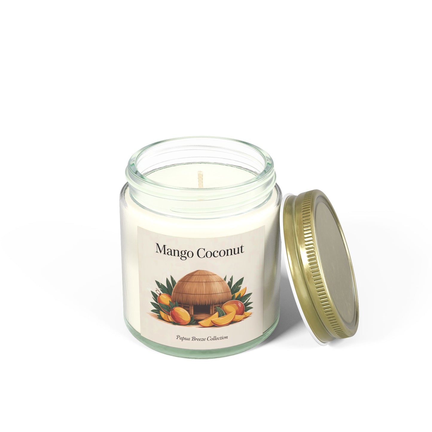 Mango Coconut – Scented Candle Inspired by Tropical Bliss & Coconut Milk