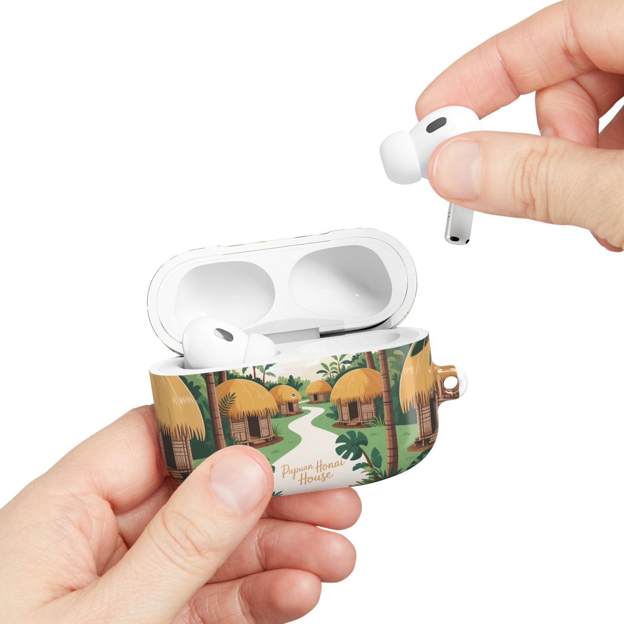 Honai House (Path of Village) Airpod Case