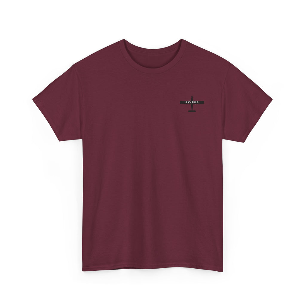 (UK) Customizable Tail Number T-Shirt – Personalize with Your Own Name or Callsign I Available in Multiple Colors & Sizes I Unisex Pilot Tee