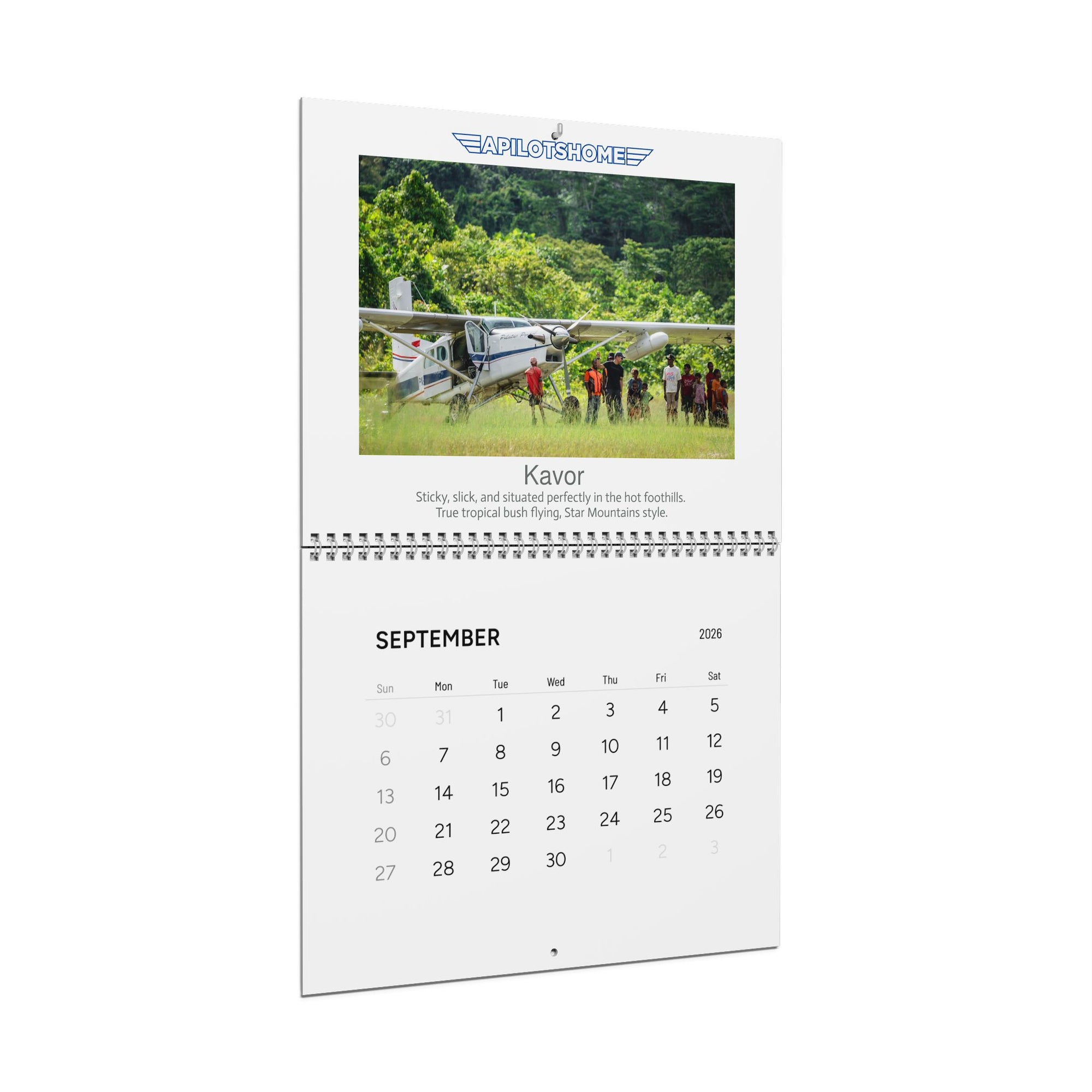 Aviation Wall Calendar 2026 — Scenic Airplane Photography Calendar