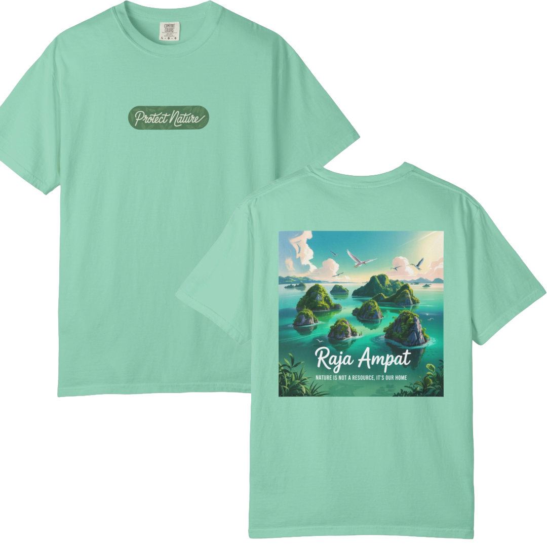 Raja Ampat Wild Beauty T-Shirt – Yellow & Island Reef