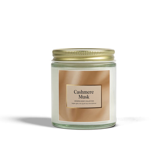 Cashmere Musk Scented Candle – Sophisticated Warmth & Floral Calm