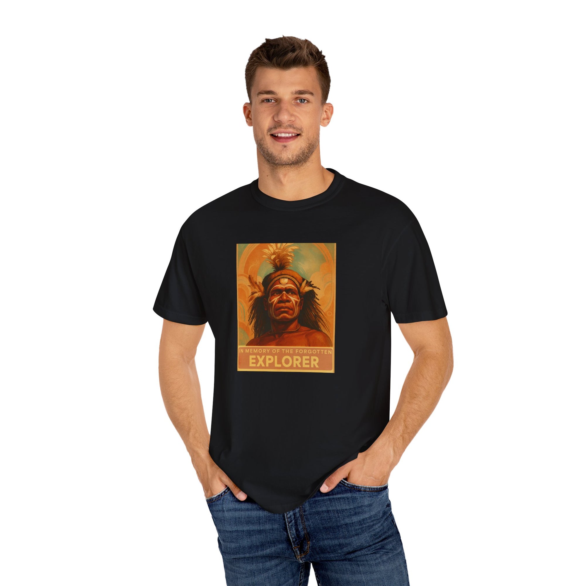 In Memory of the Forgotten Explorer T-Shirt – Available in Various Sizes and Colors