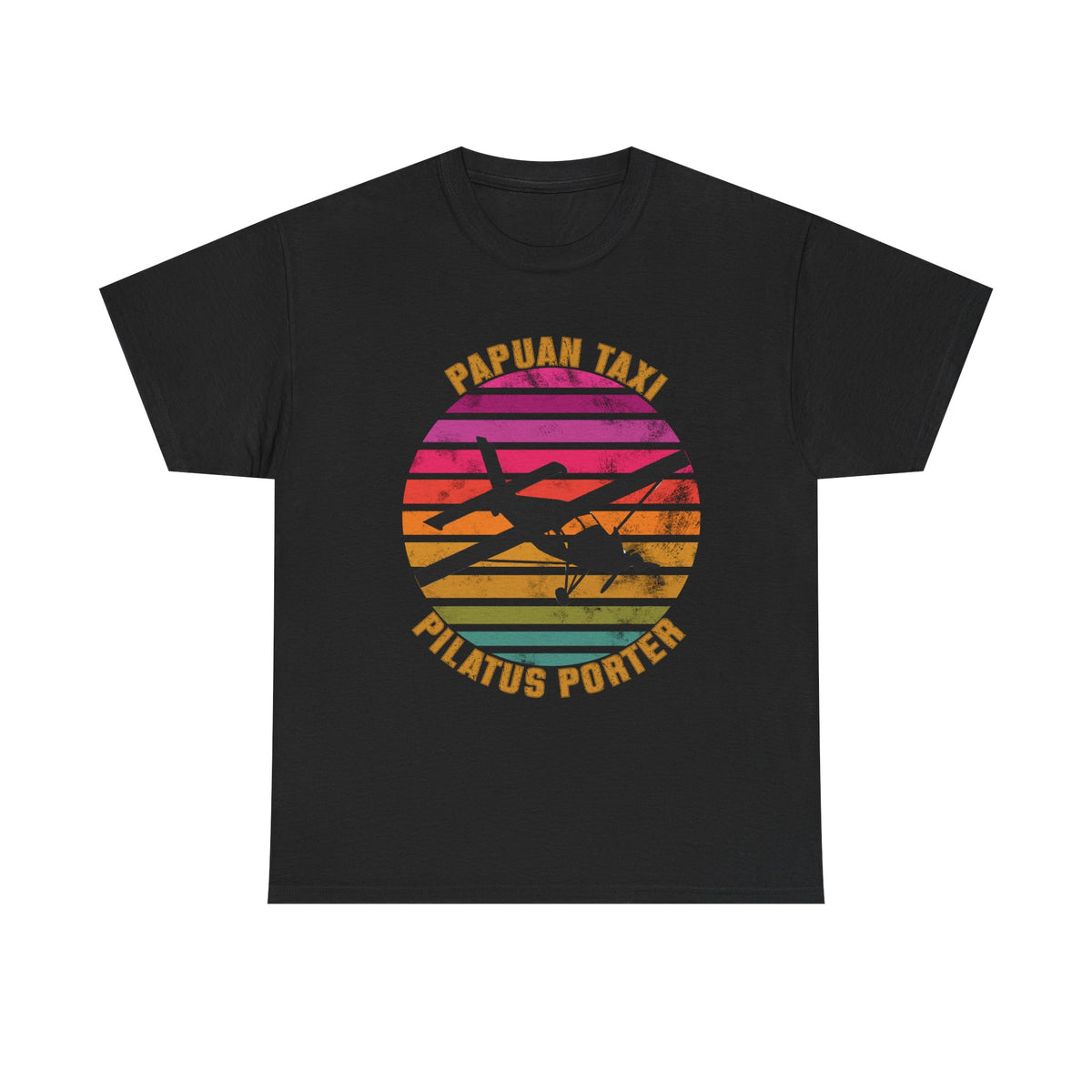 (AU & NZ) "Tropical Horizon" I Papuan Taxi Retro Sun T-Shirt I Available in Multiple Colors & Sizes I Unisex Tee