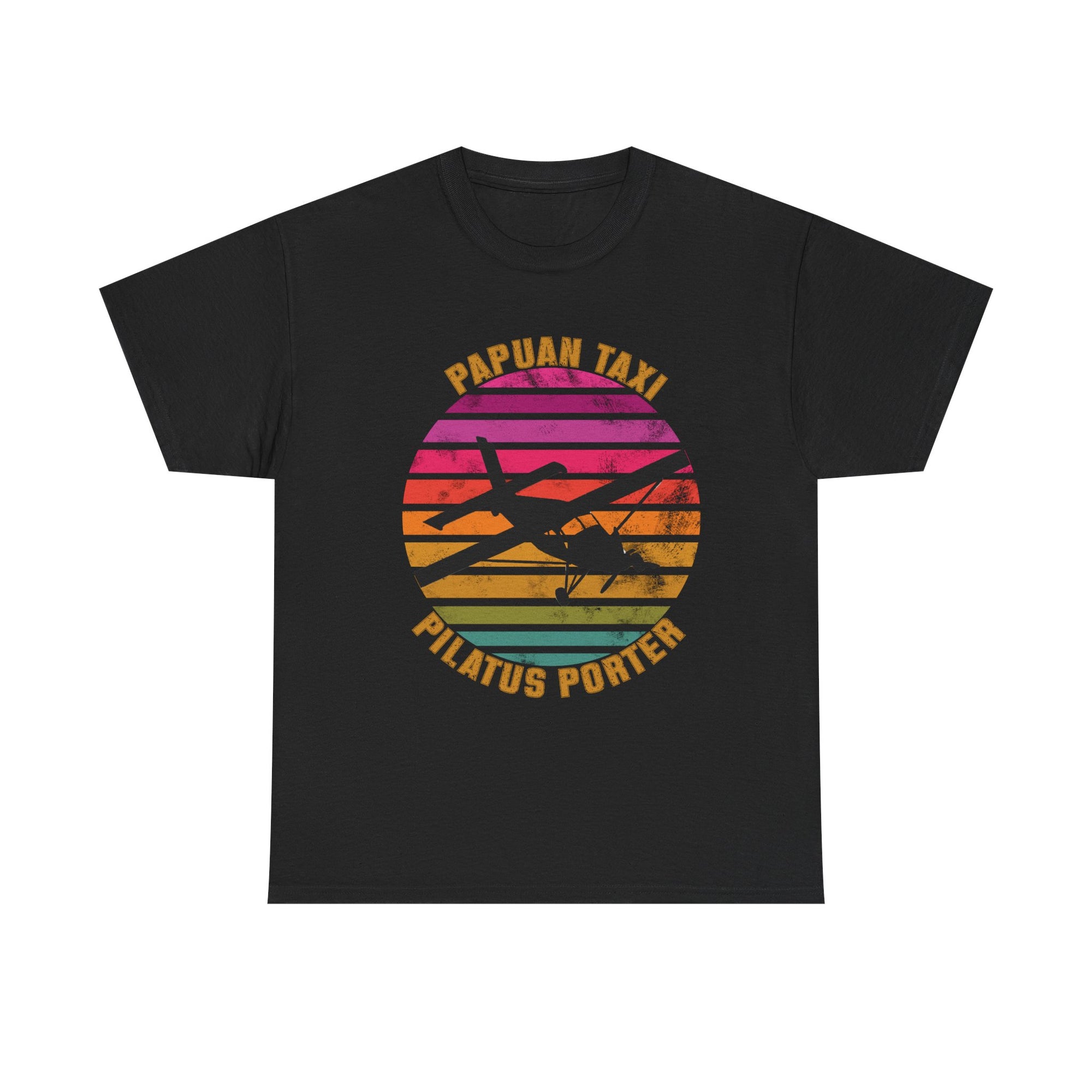 (AU & NZ) "Tropical Horizon" I Papuan Taxi Retro Sun T-Shirt I Available in Multiple Colors & Sizes I Unisex Tee