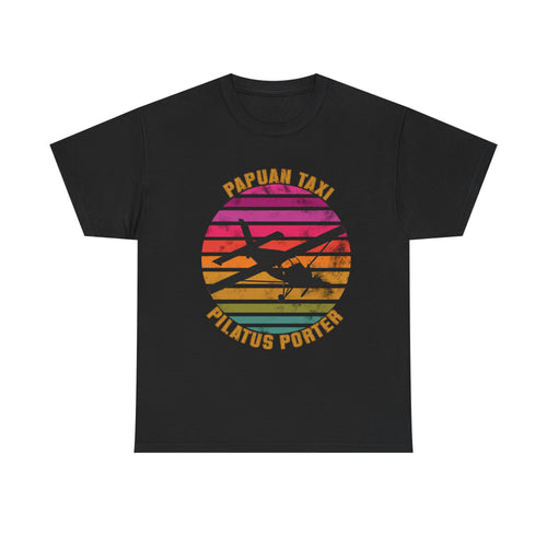 (AU & NZ) "Tropical Horizon" I Papuan Taxi Retro Sun T-Shirt I Available in Multiple Colors & Sizes I Unisex Tee
