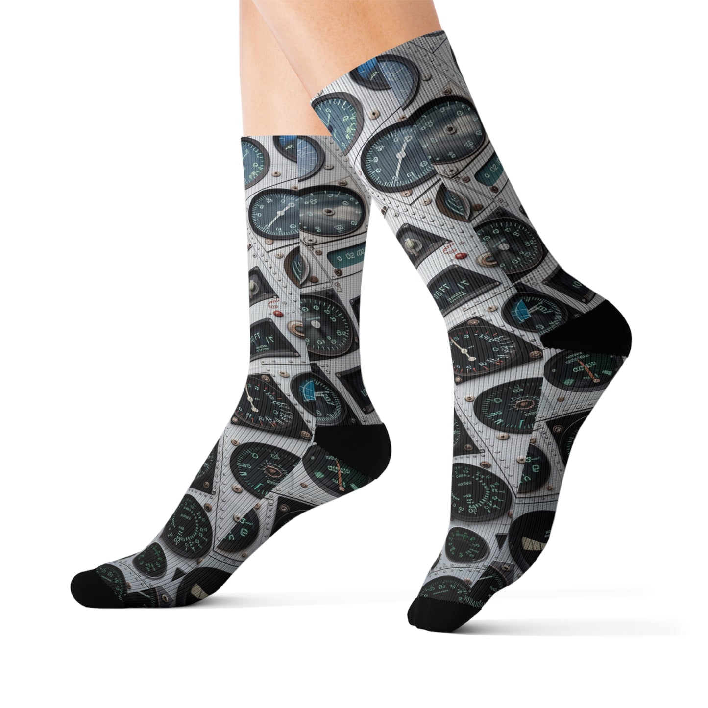 Aviation Instruments Socks – Bold Flight Deck Pattern