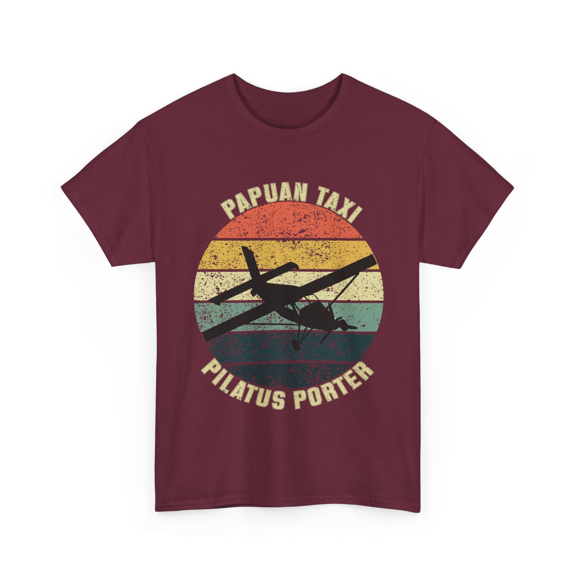 (AU & NZ) "Jungle Horizon" I Papuan Taxi Retro Sun T-Shirt I Available in Multiple Colors & Sizes I Unisex Tee