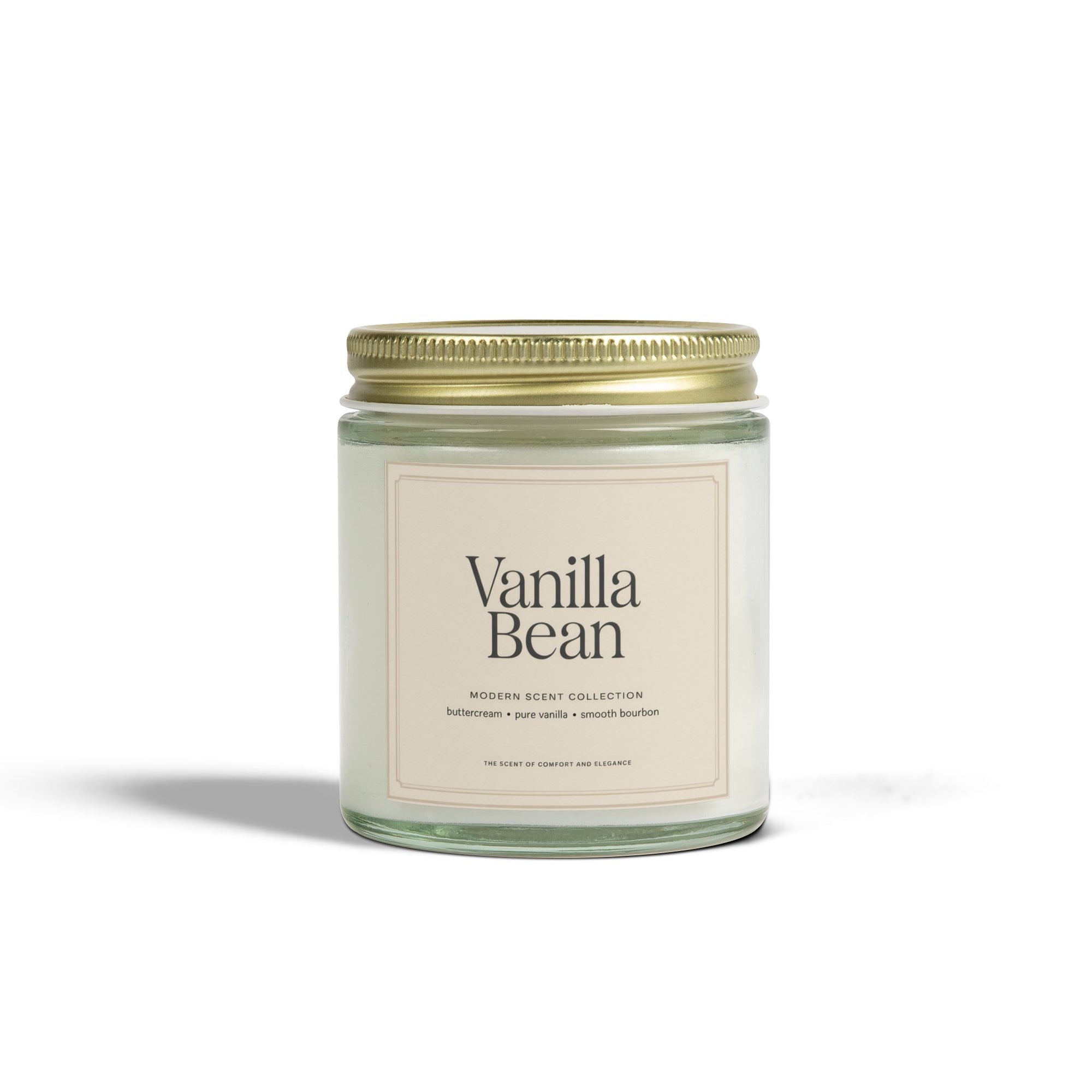 Vanilla Bean Scented Candle – Cozy Layers of Vanilla & Cake