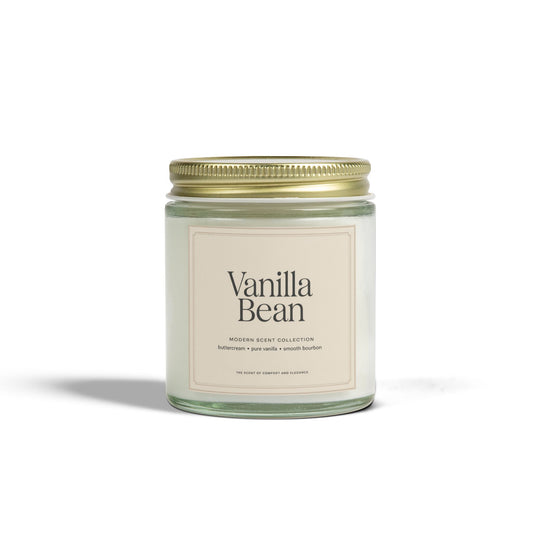 Vanilla Bean Scented Candle – Cozy Layers of Vanilla & Cake