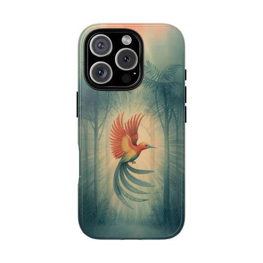Bird Of Paradise Retro - Phone Case