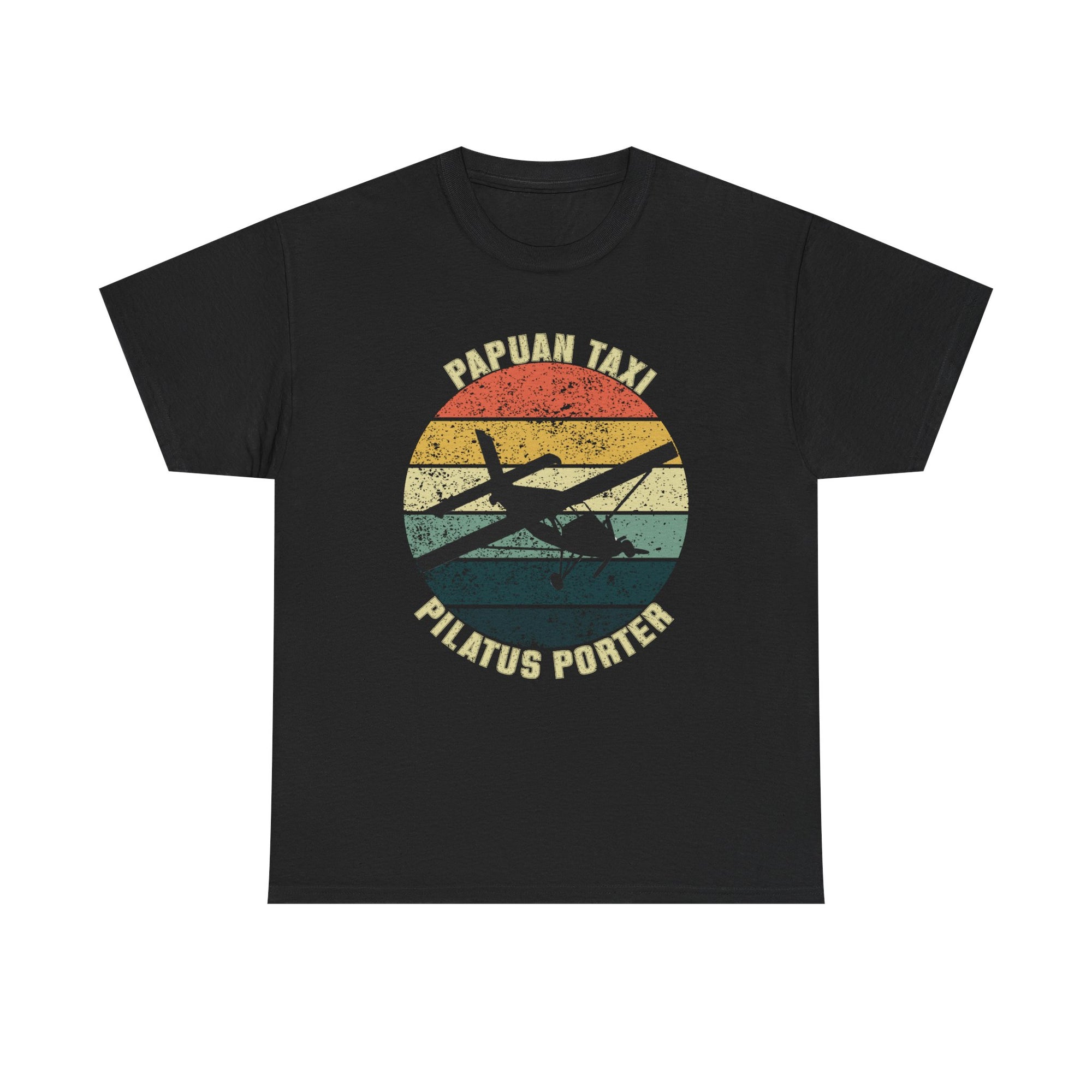 (EU & EFTA) "Jungle Horizon" I Papuan Taxi Retro Sun T-Shirt I Available in Multiple Colors & Sizes I Unisex Tee