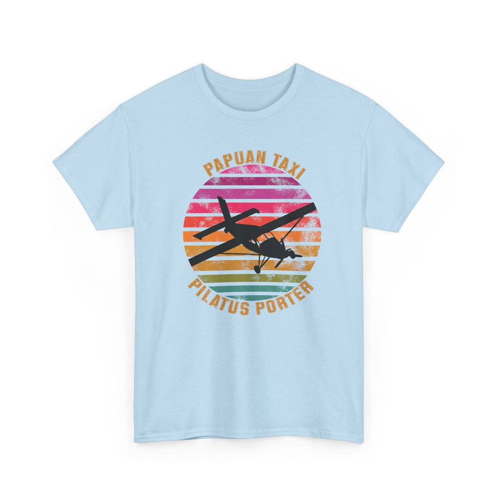 (EU & EFTA) "Tropical Horizon" I Papuan Taxi Retro Sun T-Shirt I Available in Multiple Colors & Sizes I Unisex Tee