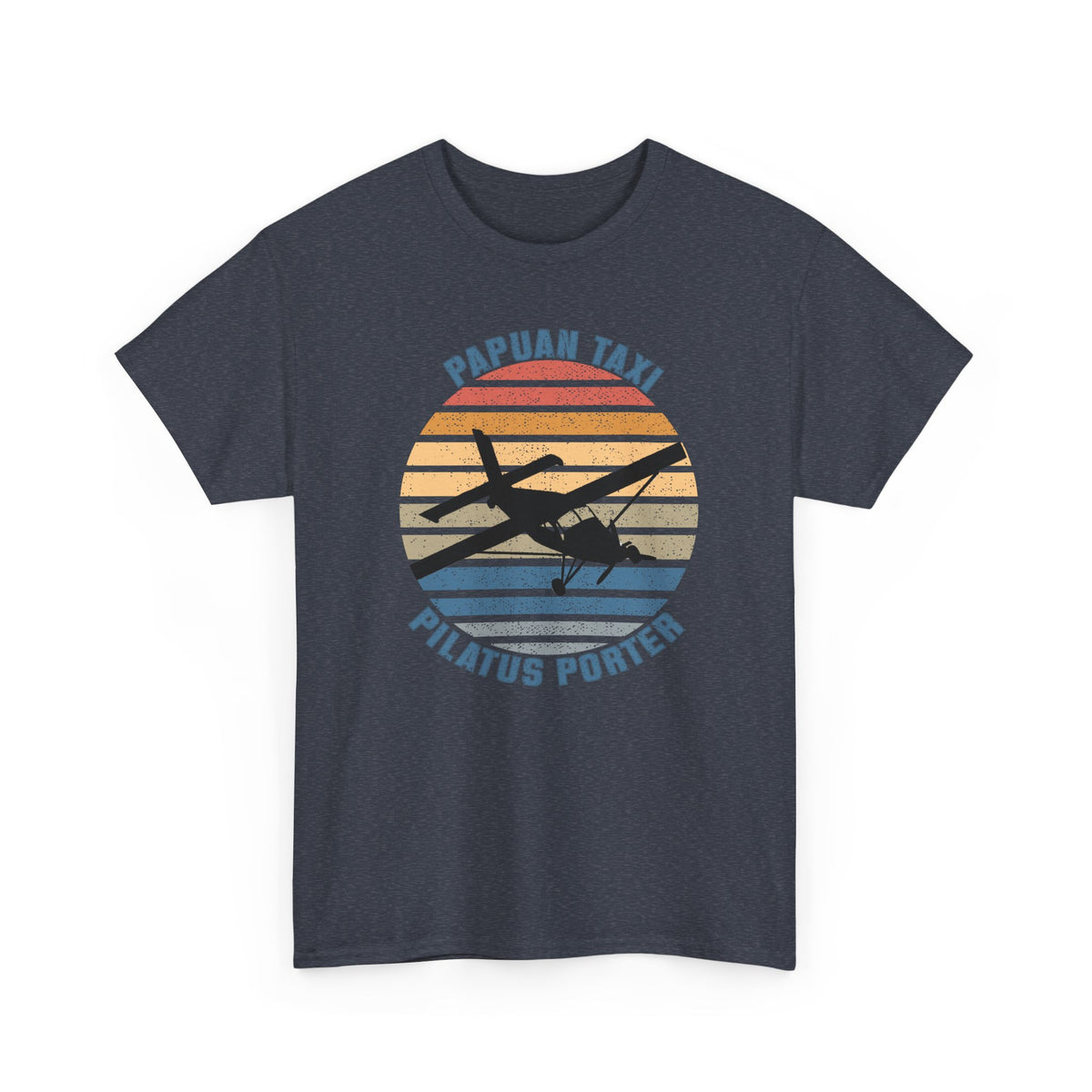 "Golden Sky" I Papuan Taxi Retro Sun T-Shirt I Available in Multiple Colors & Sizes I Unisex Tee