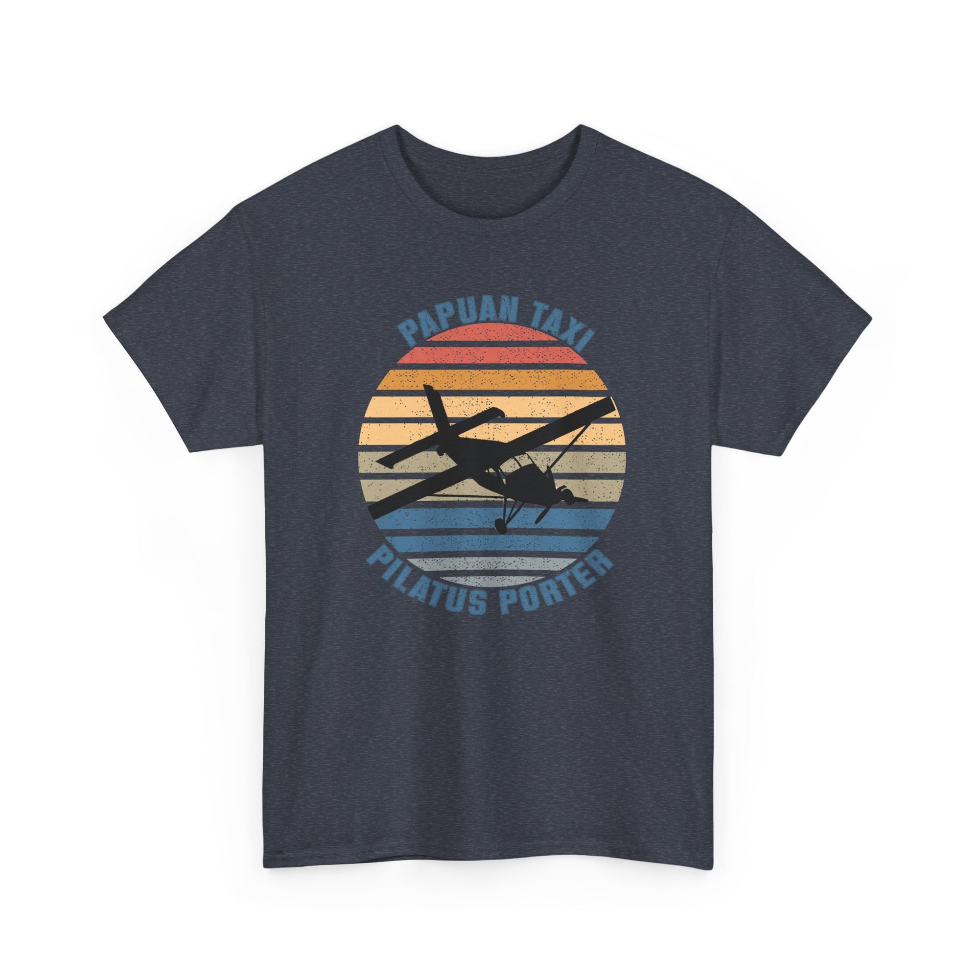 "Golden Sky" I Papuan Taxi Retro Sun T-Shirt I Available in Multiple Colors & Sizes I Unisex Tee