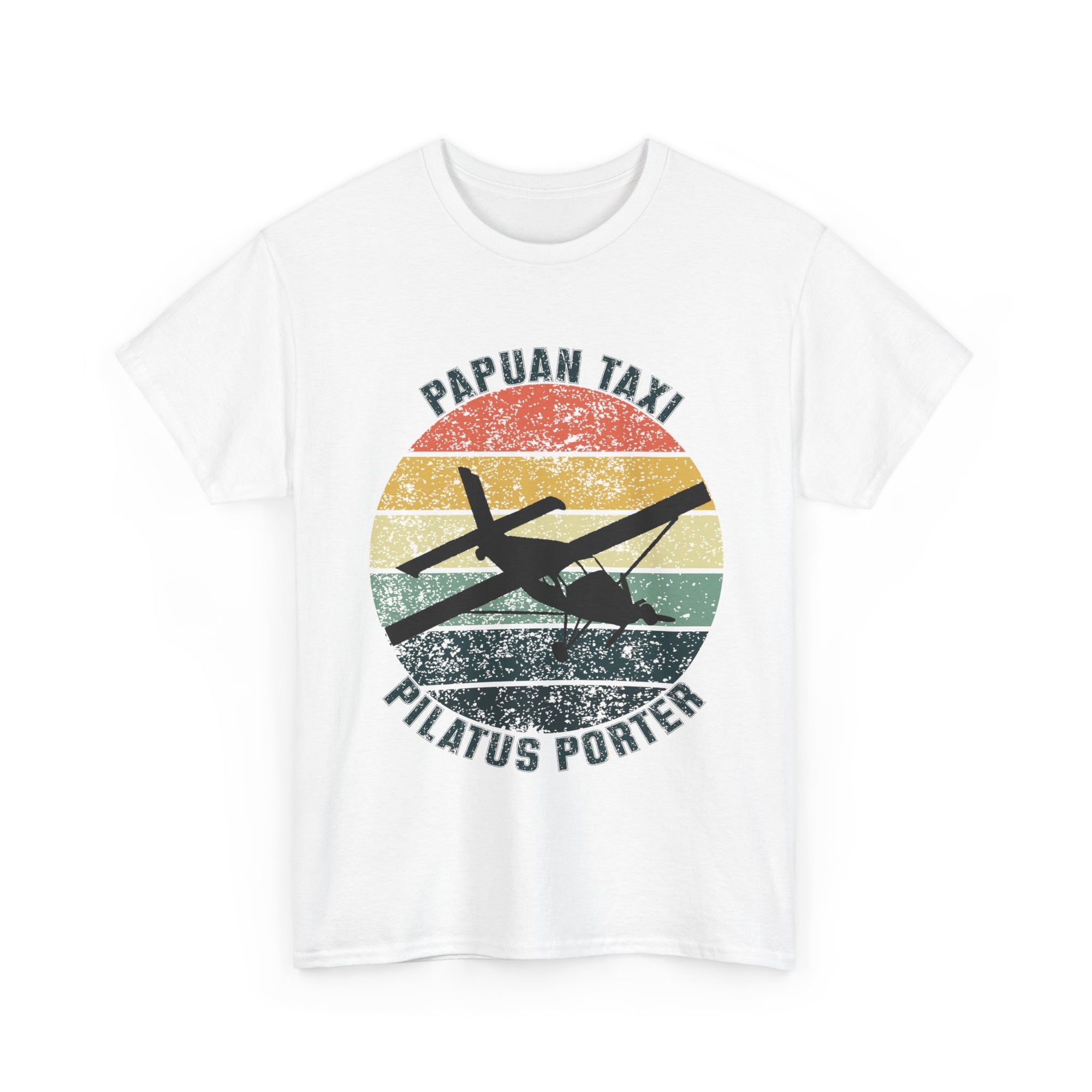 (AU & NZ) "Jungle Horizon" I Papuan Taxi Retro Sun T-Shirt I Available in Multiple Colors & Sizes I Unisex Tee