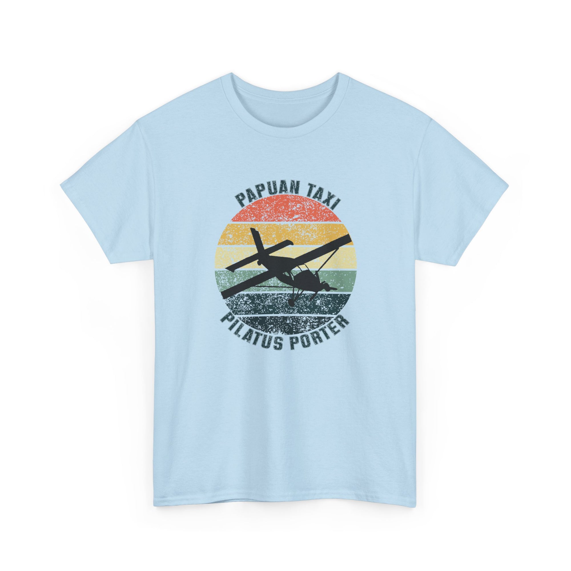 (CANADA) "Jungle Horizon" I Papuan Taxi Retro Sun T-Shirt I Available in Multiple Colors & Sizes I Unisex Tee