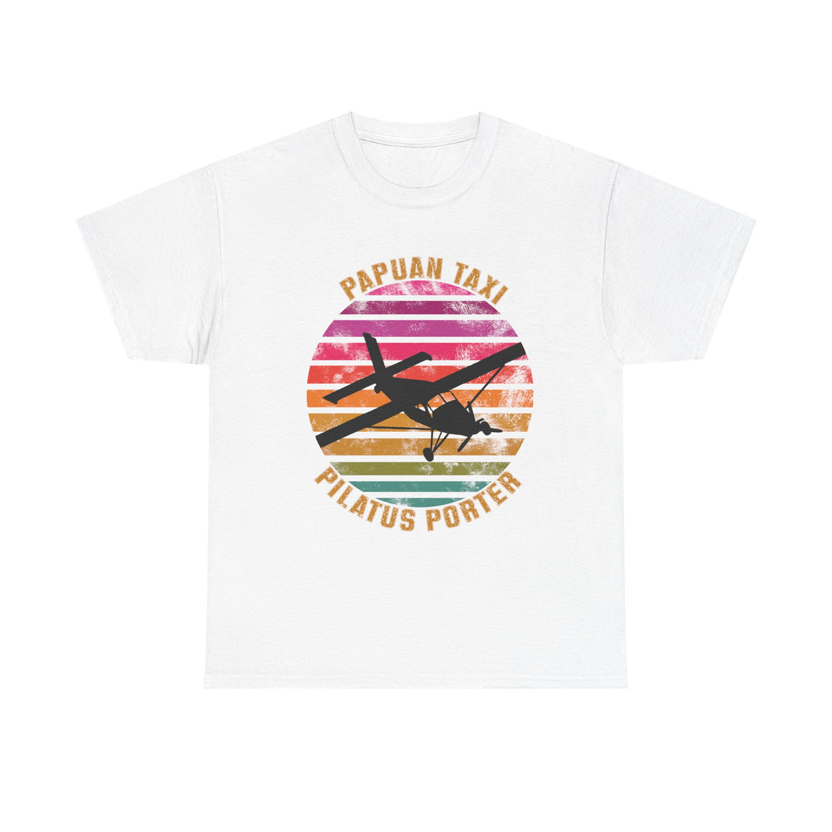 (AU & NZ) "Tropical Horizon" I Papuan Taxi Retro Sun T-Shirt I Available in Multiple Colors & Sizes I Unisex Tee