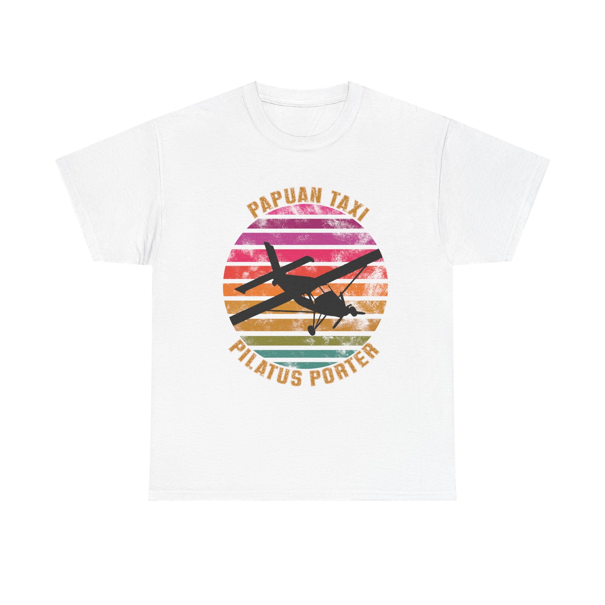 (AU & NZ) "Tropical Horizon" I Papuan Taxi Retro Sun T-Shirt I Available in Multiple Colors & Sizes I Unisex Tee