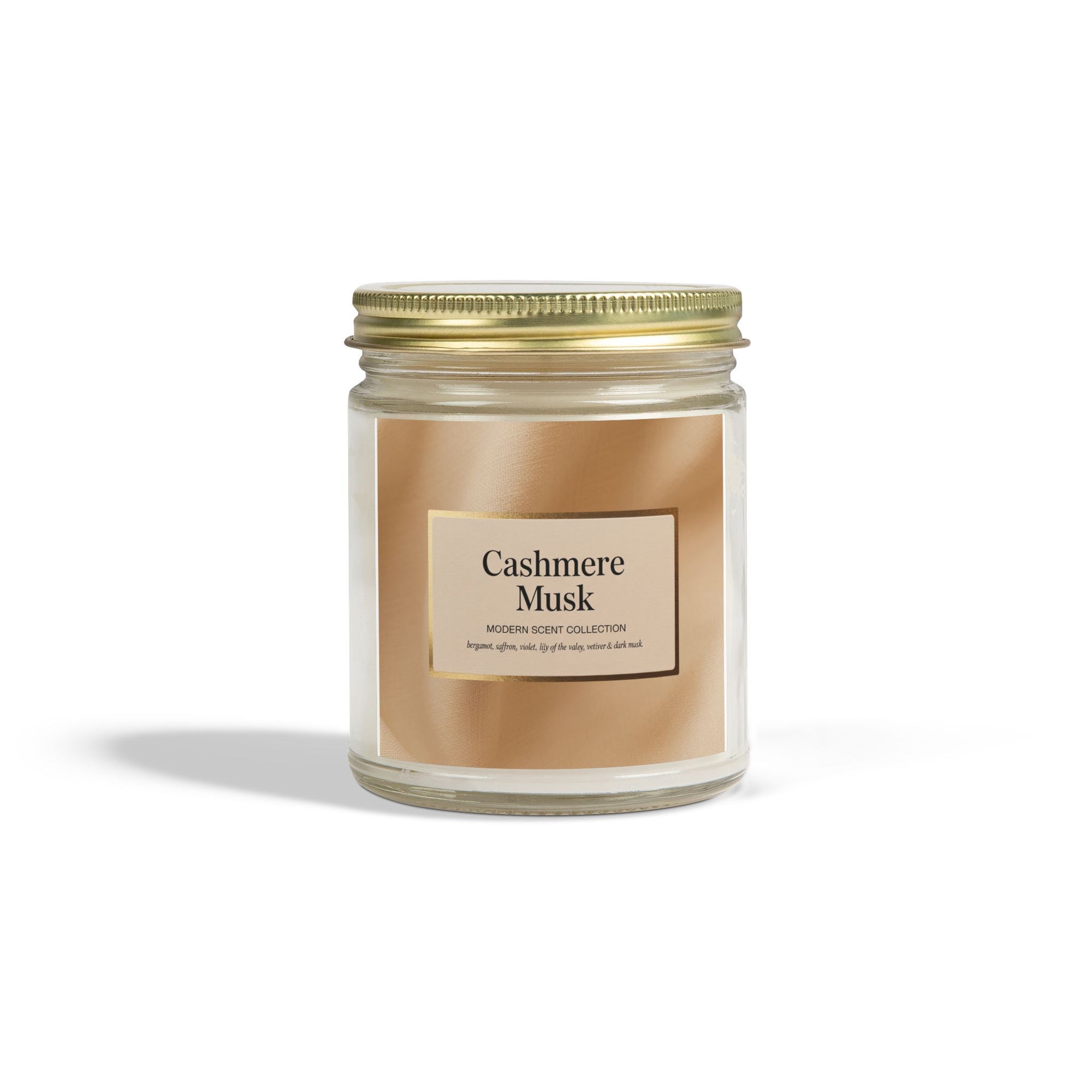 Cashmere Musk Scented Candle – Sophisticated Warmth & Floral Calm