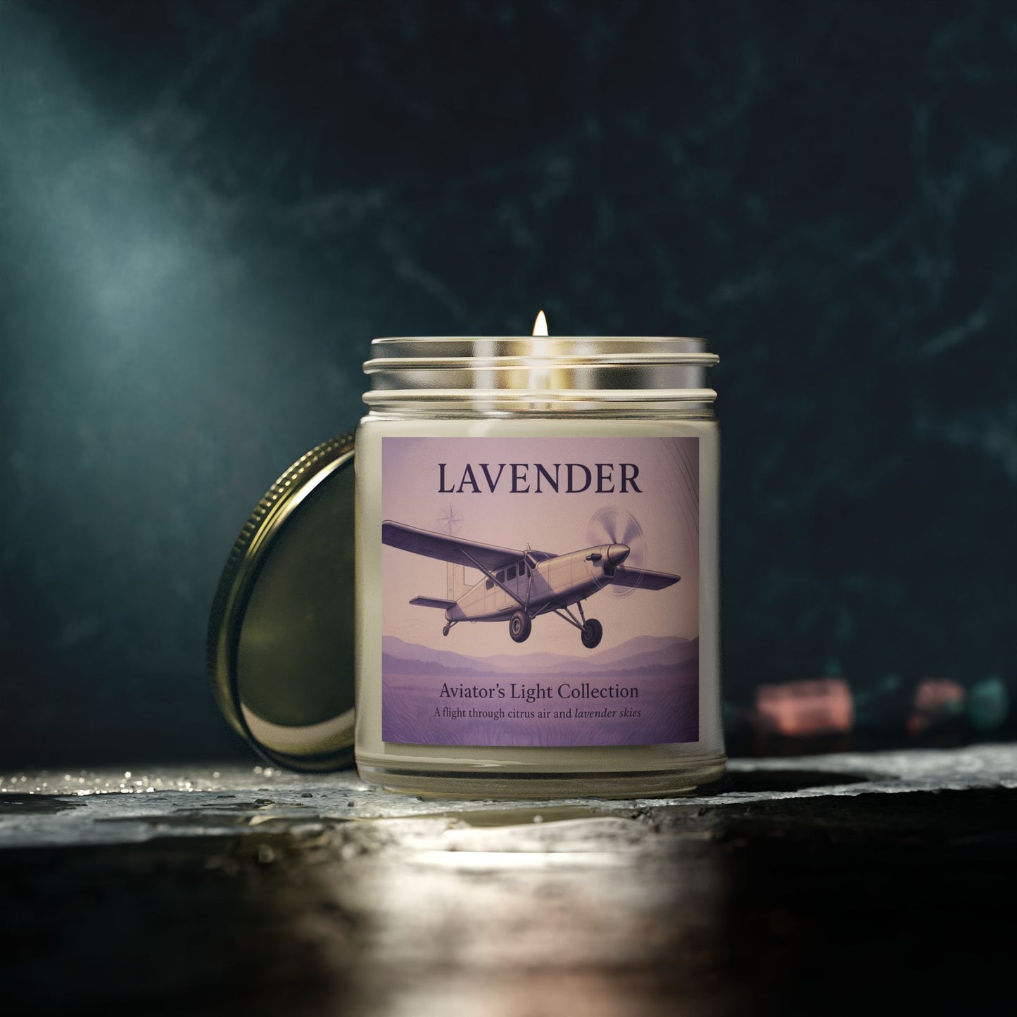 Lavender Candle – Refreshing Citrus & Soothing Lavender Blend