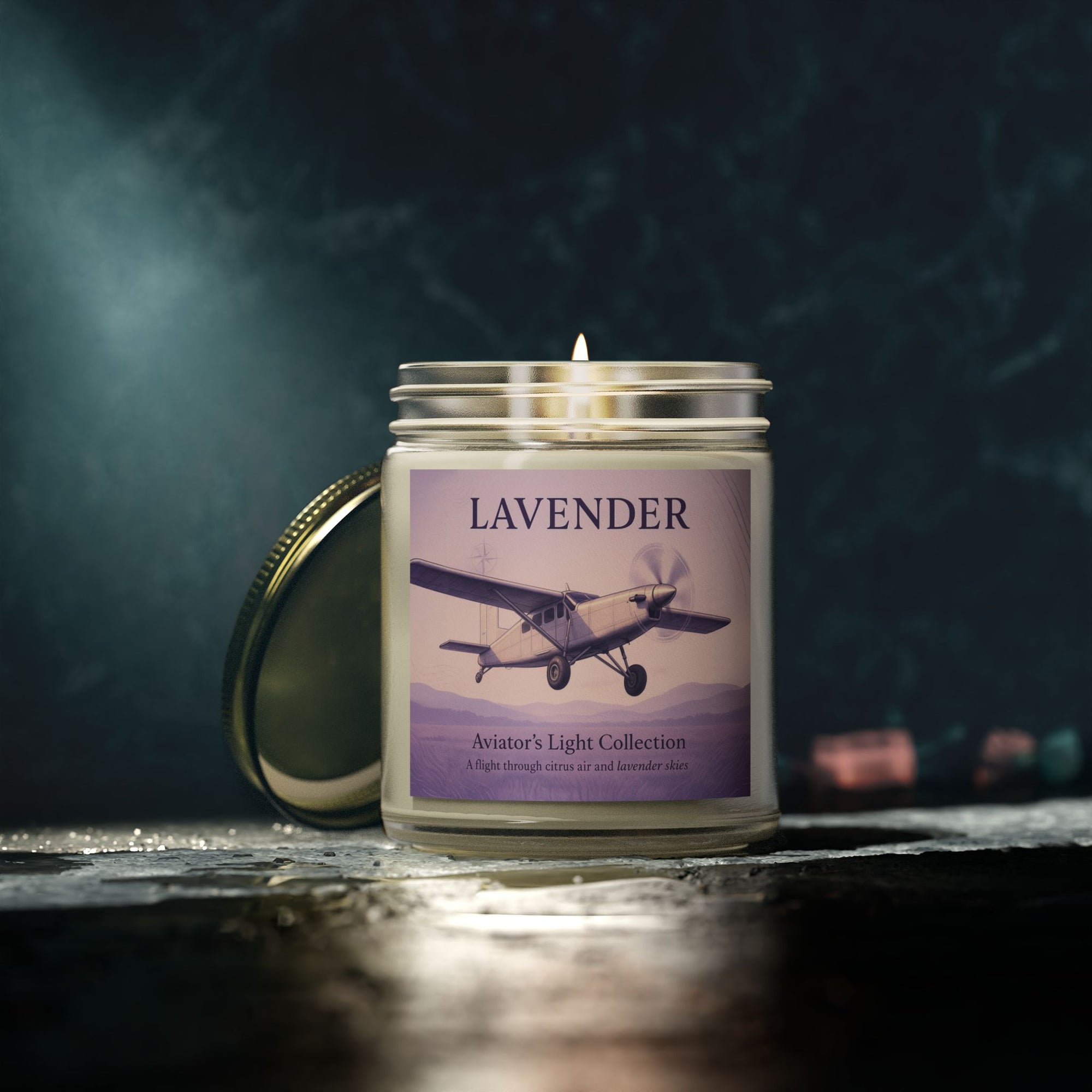 Lavender Candle – Refreshing Citrus & Soothing Lavender Blend