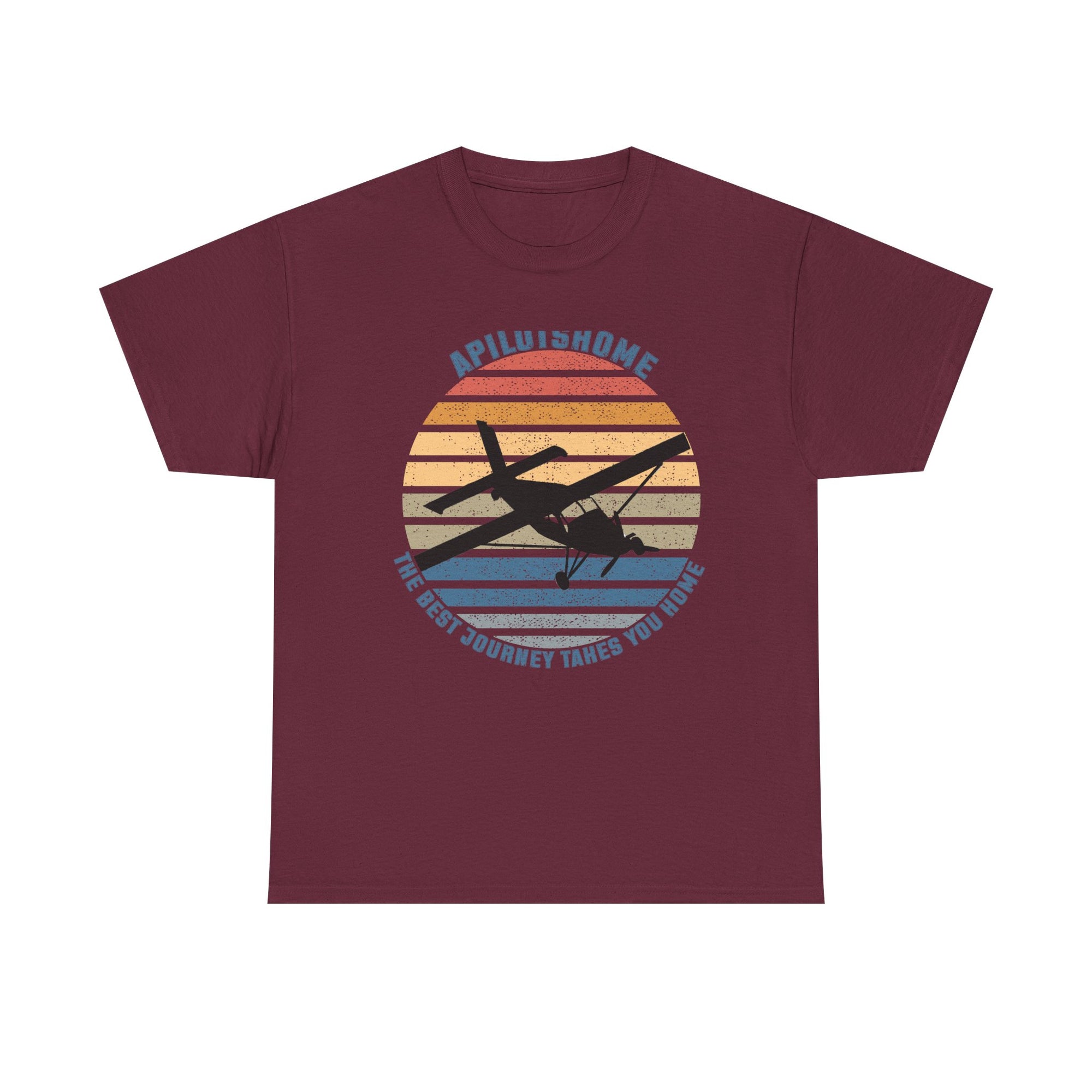 (AU&NZ) APilotsHome - The Best Journey Takes You Home I Available in Multiple Colors & Sizes I Unisex Pilot Tee